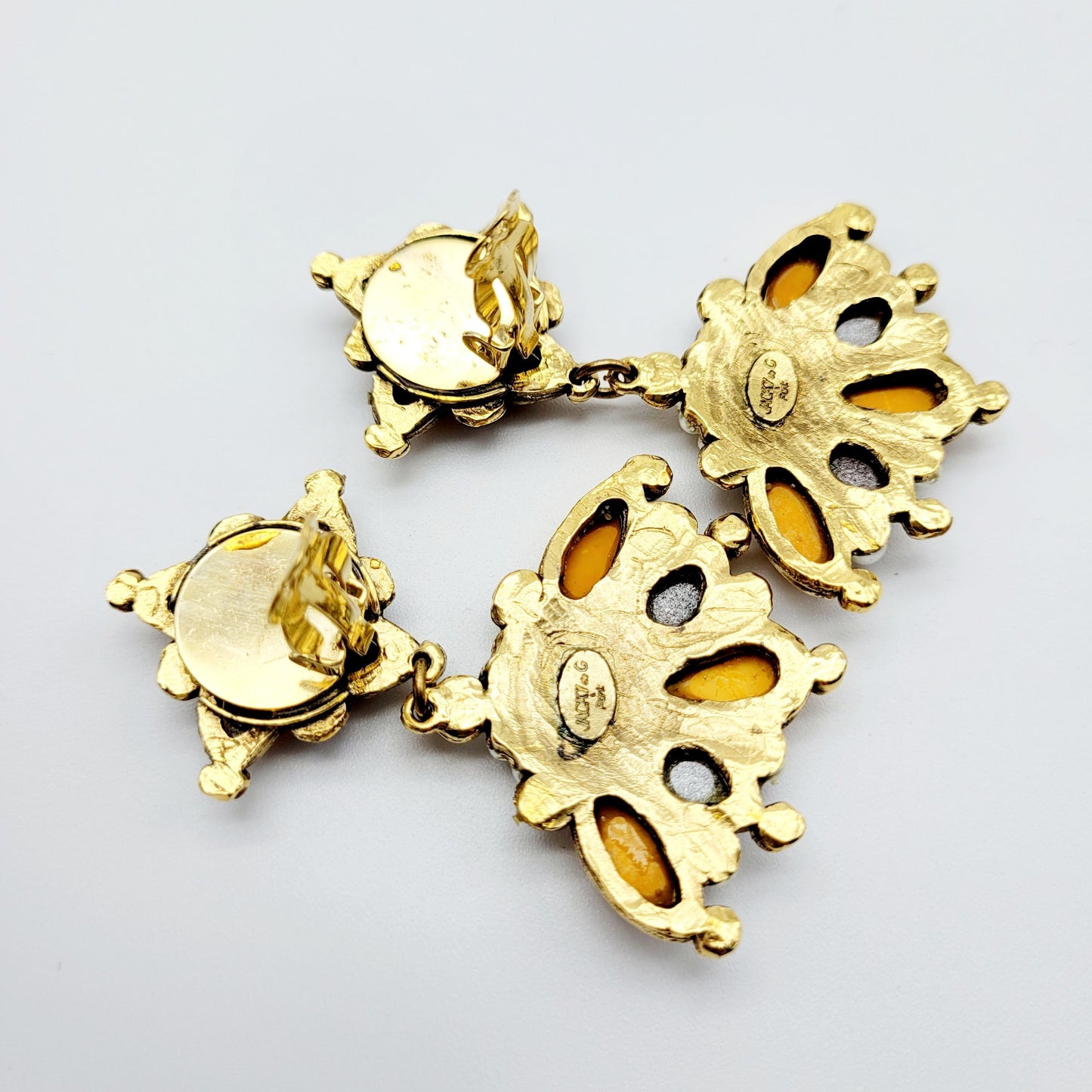 Vintage Jacky De G Earrings