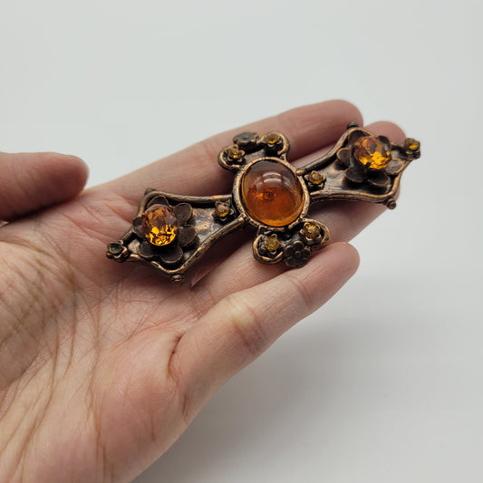 Vintage brooch Franck Herval
