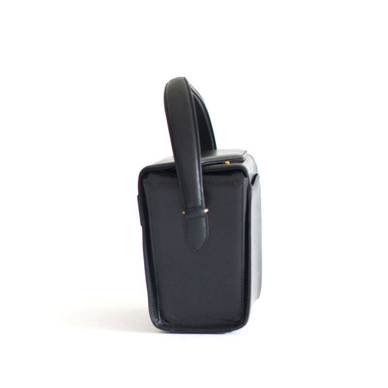 Vintage Courreges Top Handle Box Bag - Secondista