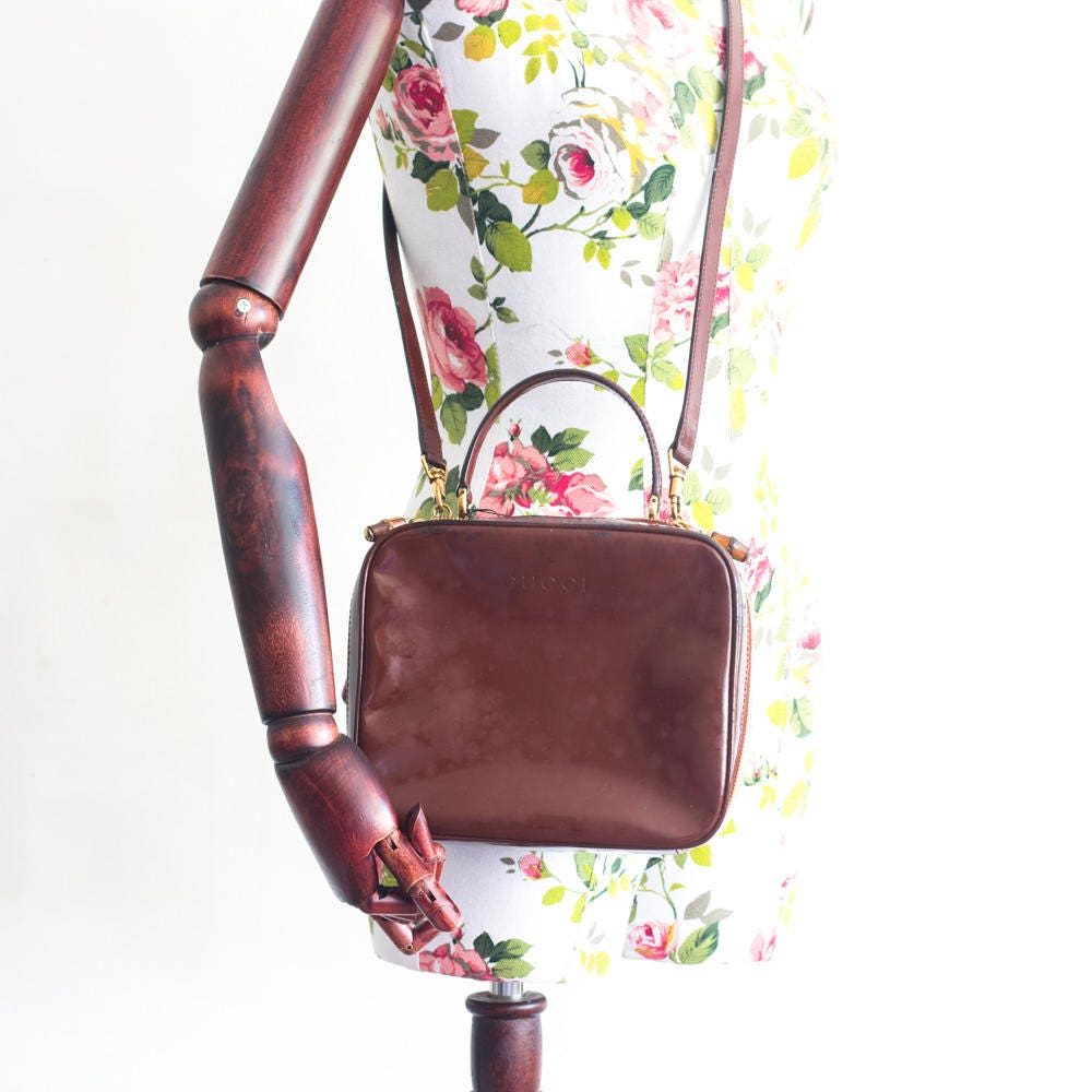Vintage Gucci Top Handle Crossbody Bag - Secondista