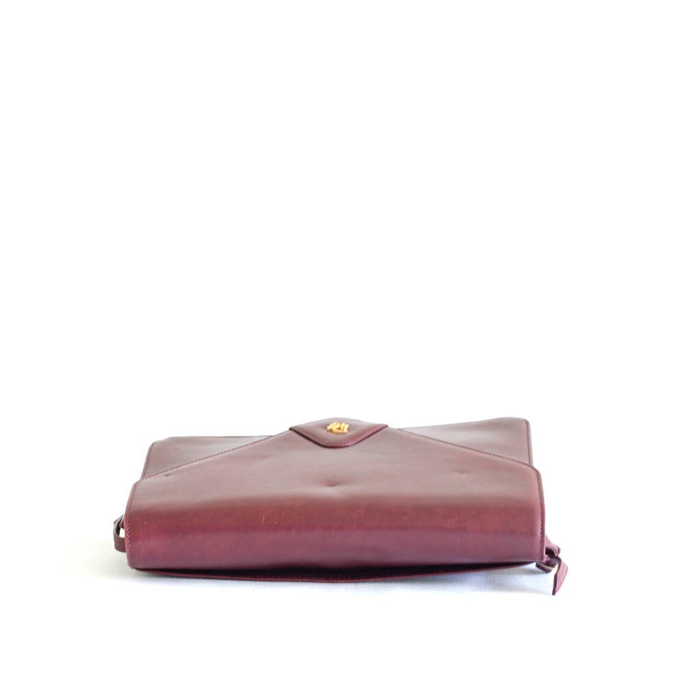 Vintage Christian Dior burgundy Crossbody Bag - Secondista