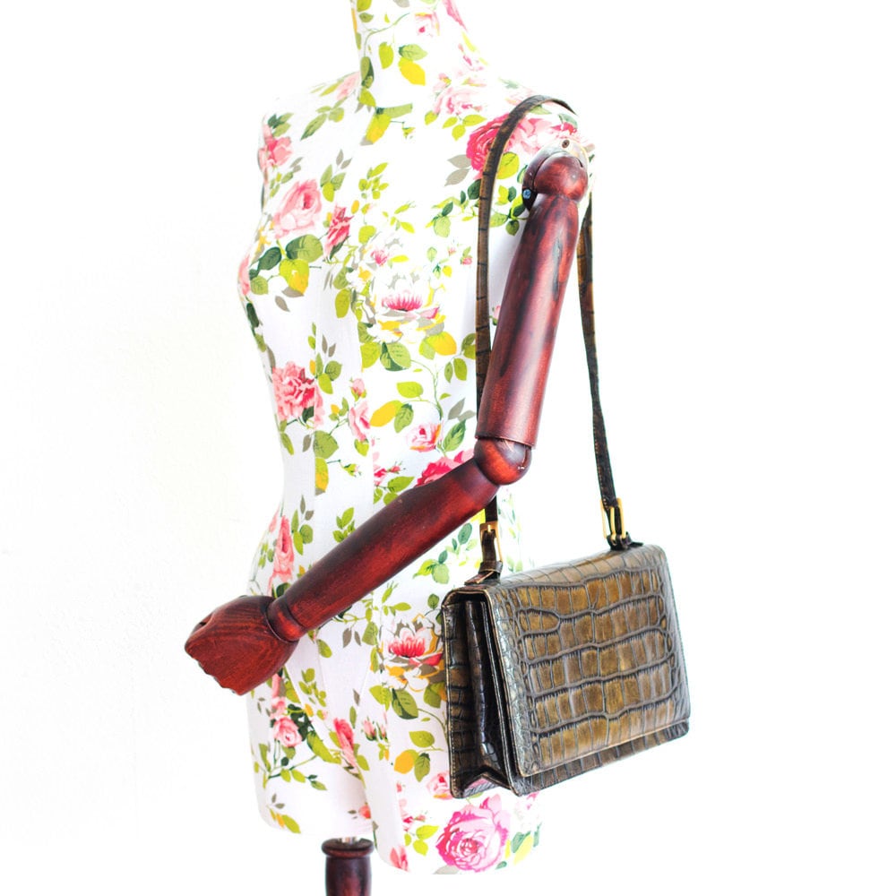 Vintage green Shoulder Bag