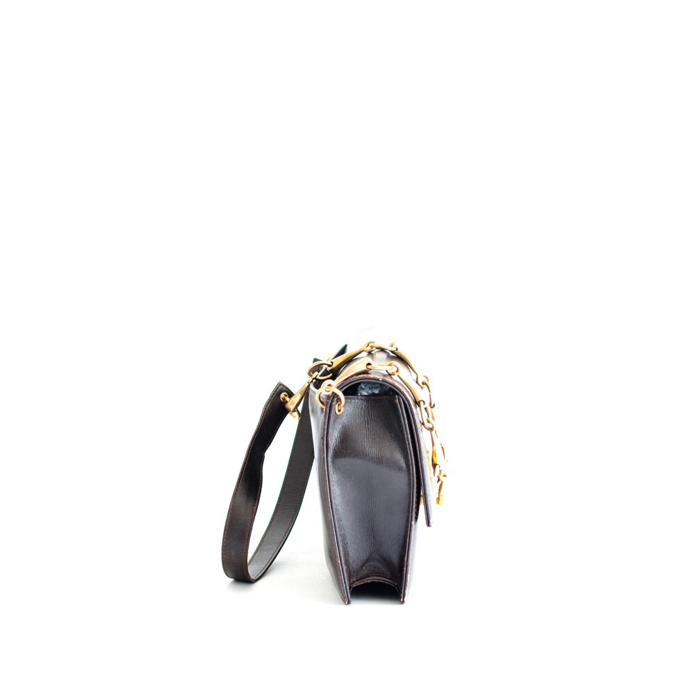 Vintage Roberta Di Camerino brown Clutch - Secondista