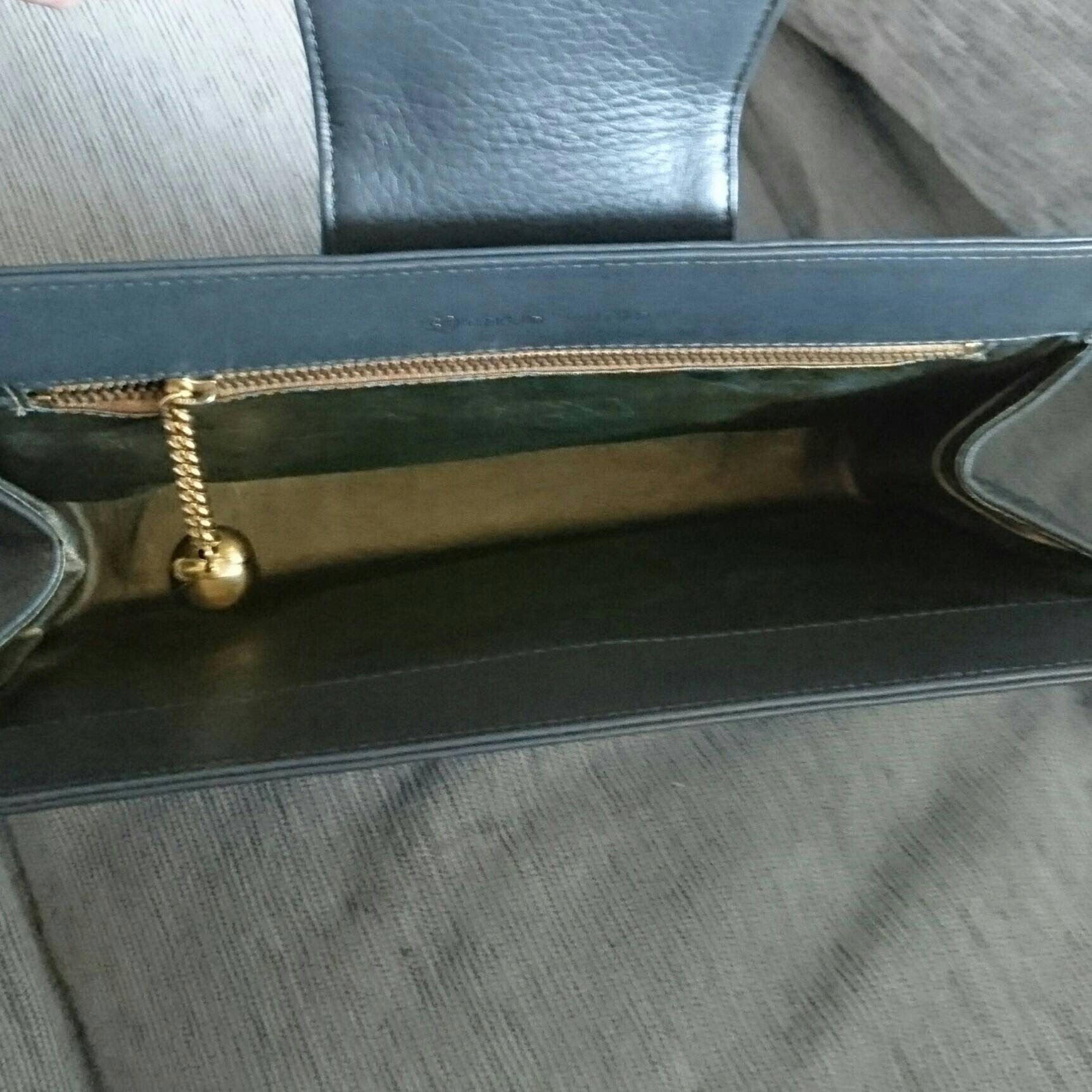 Vintage Italian Mila Schon grey Clutch - Secondista