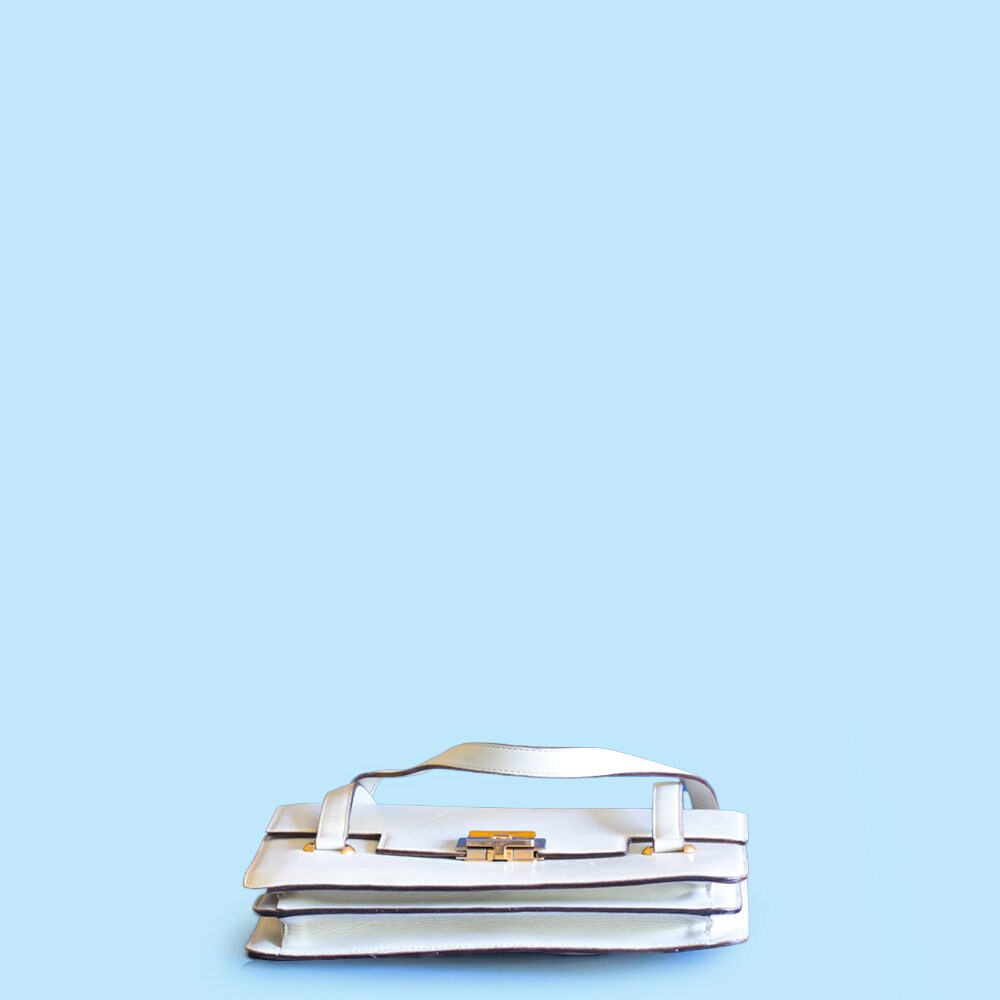 Vintage Celine white Shoulder Bag - Secondista