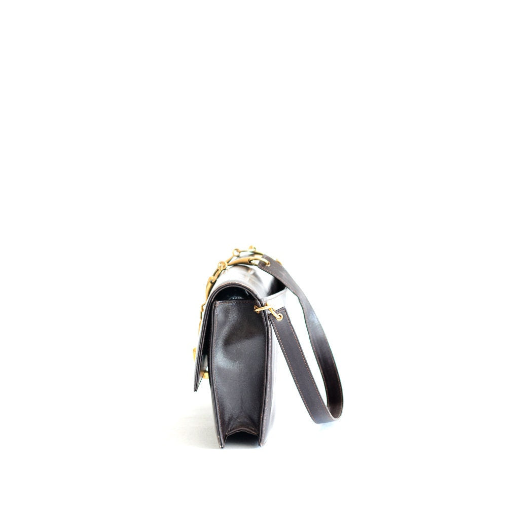 Vintage Roberta Di Camerino brown Clutch - Secondista