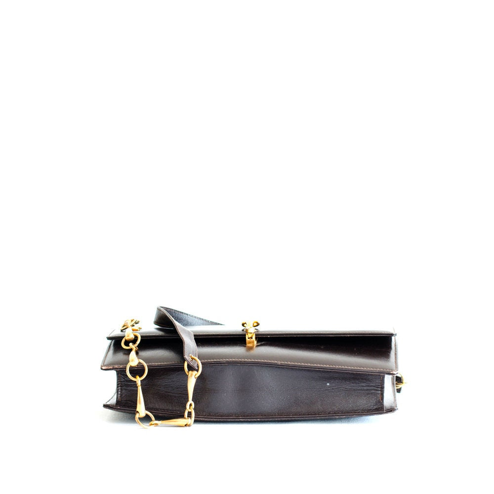 Vintage Roberta Di Camerino brown Clutch - Secondista