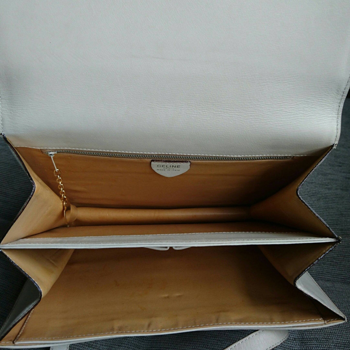 Vintage Celine white Shoulder Bag - Secondista