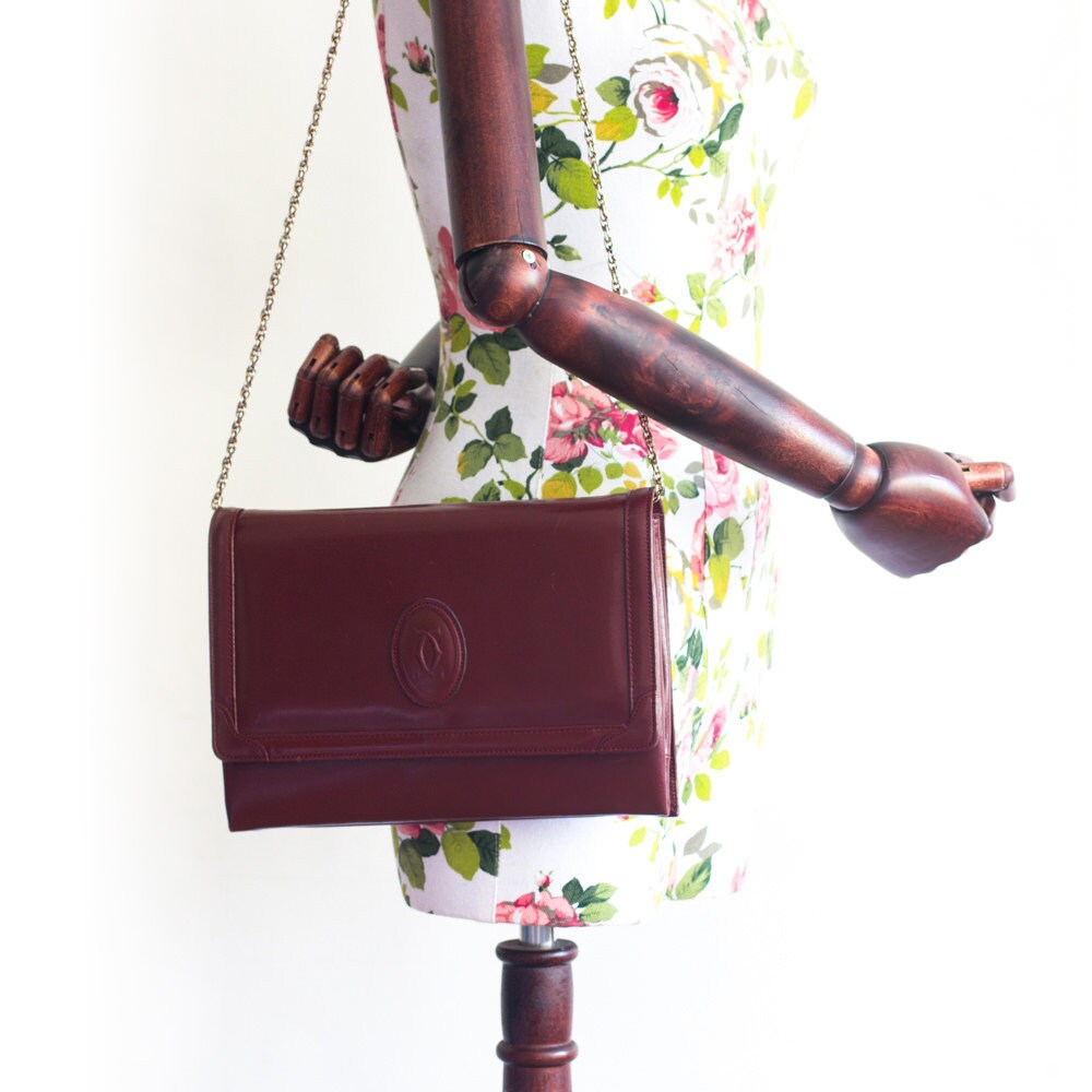 Vintage Cartier burgundy Bag - Secondista