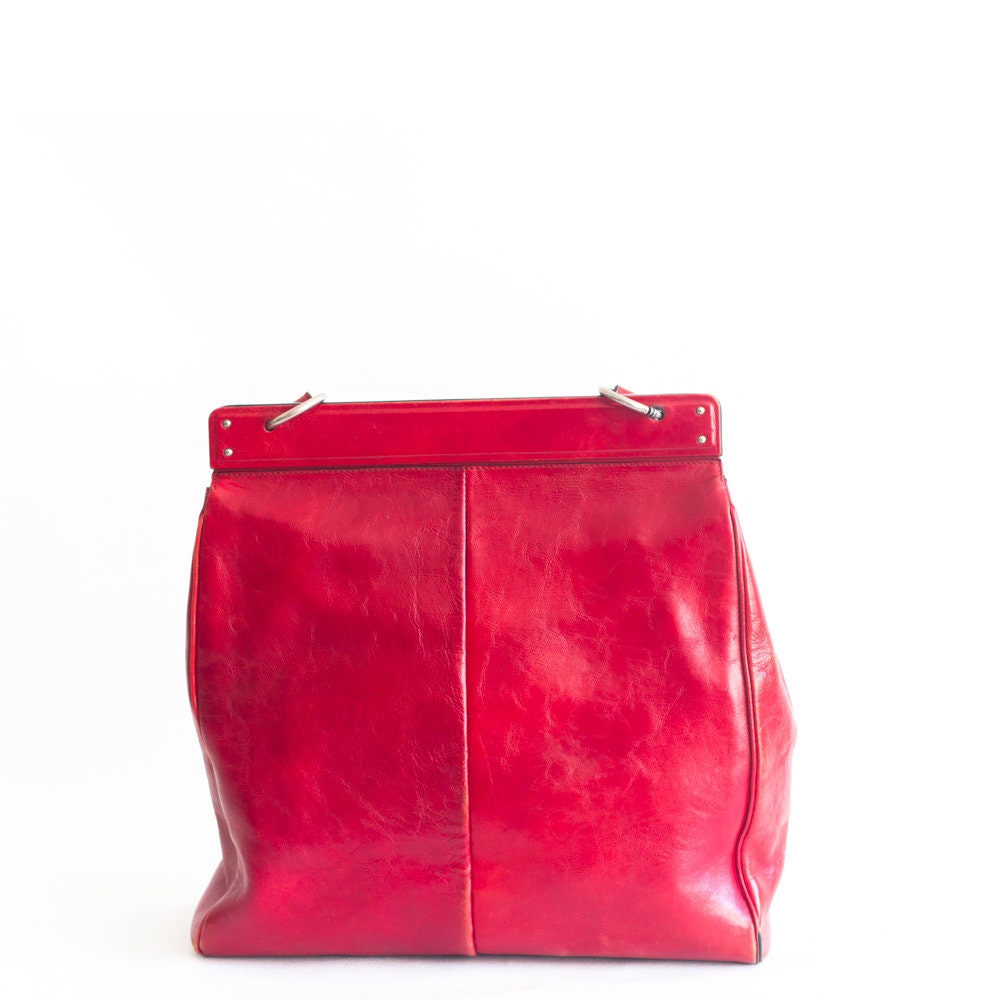 Vintage Yves Saint Laurent red Tote Bag - Secondista