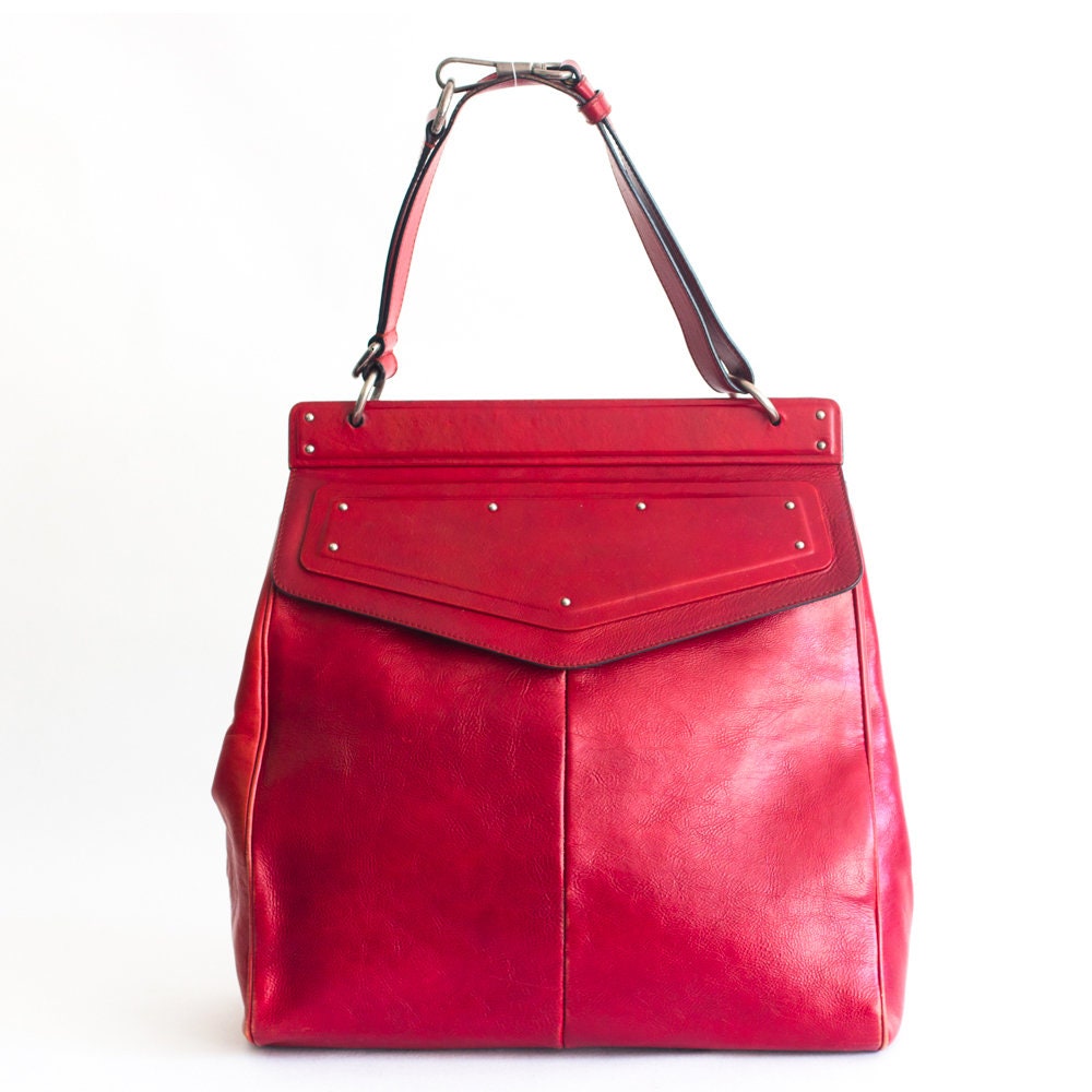 Vintage Yves Saint Laurent red Tote Bag - Secondista
