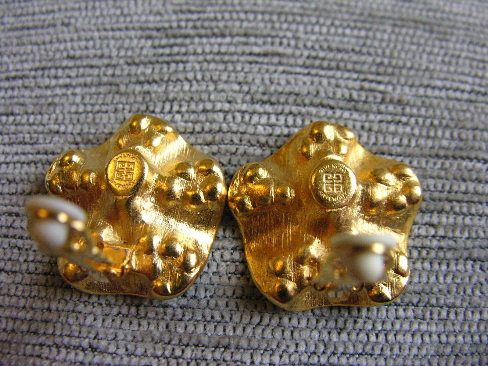 Vintage Givenchy Goldtone Earrings - Secondista