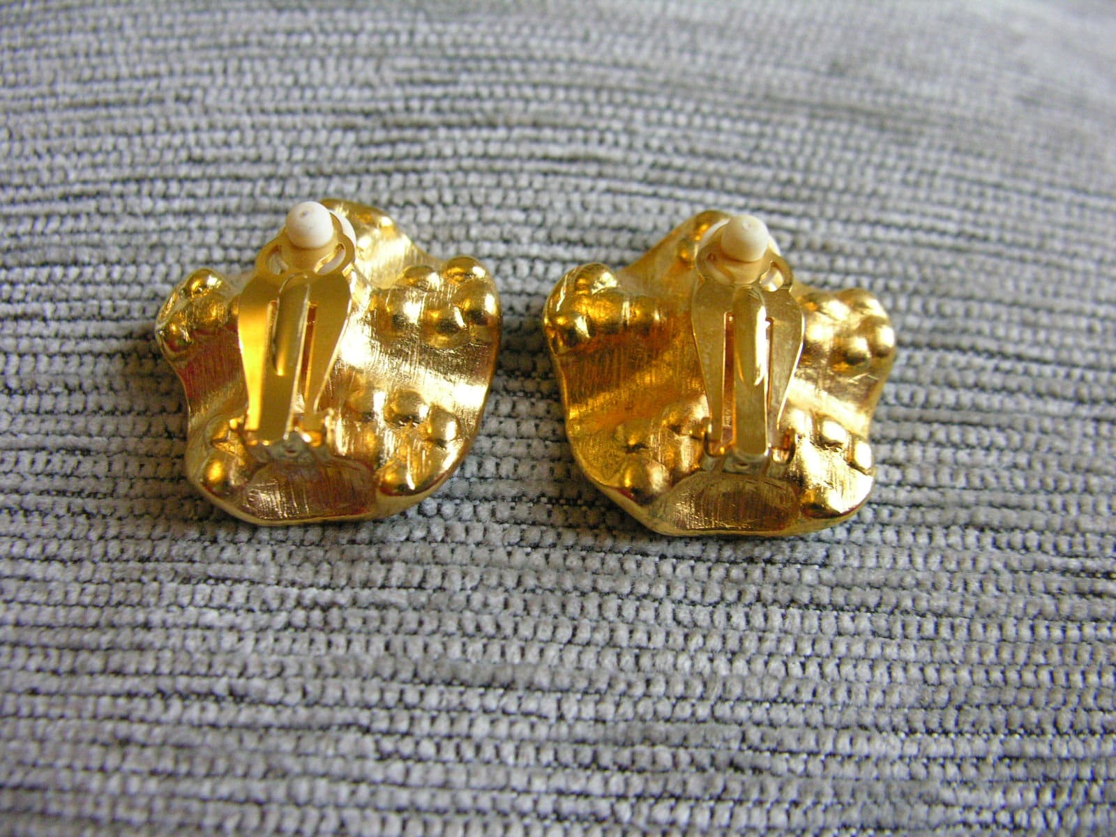 Vintage Givenchy Goldtone Earrings - Secondista
