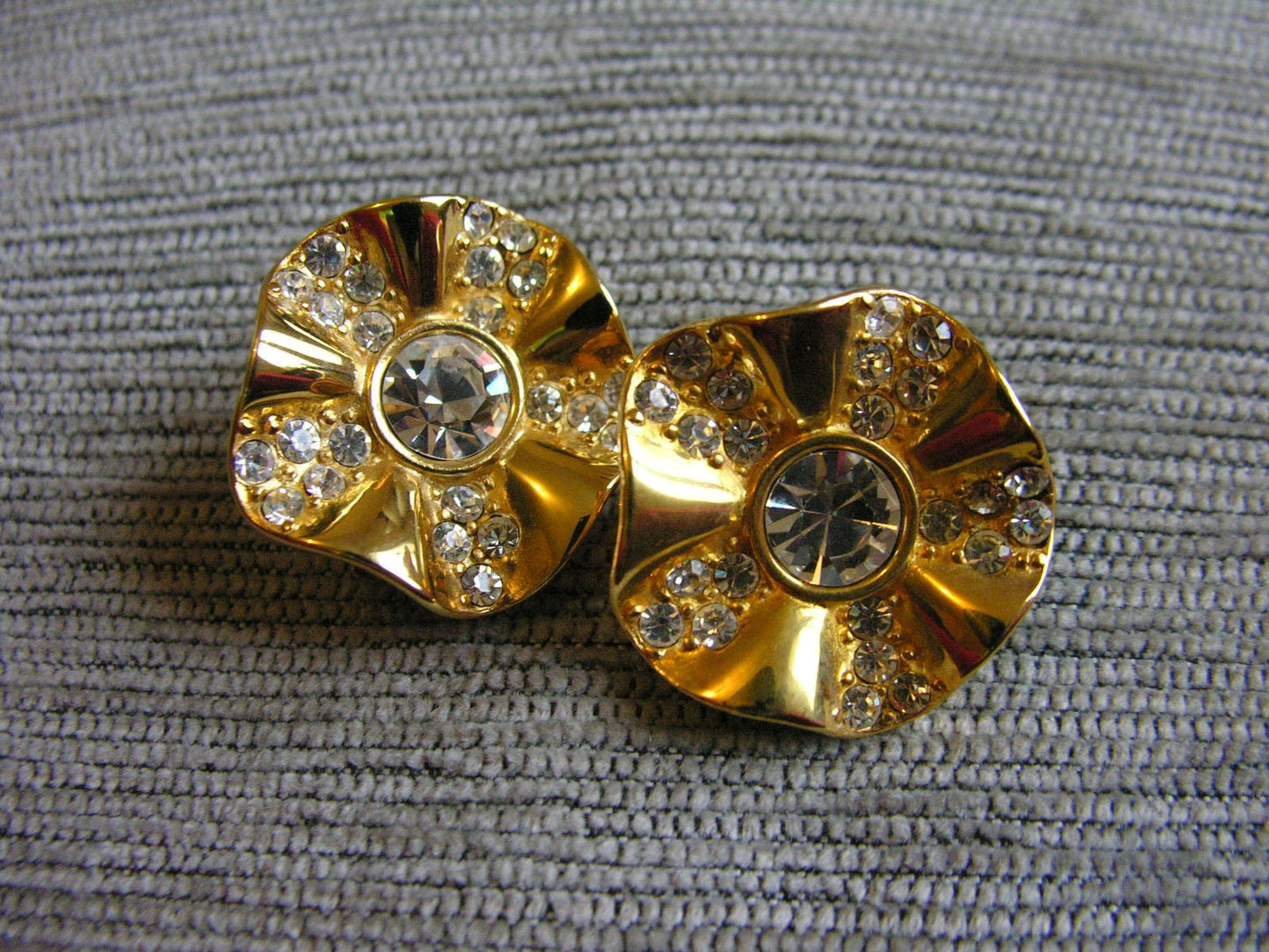 Vintage Givenchy Goldtone Earrings - Secondista