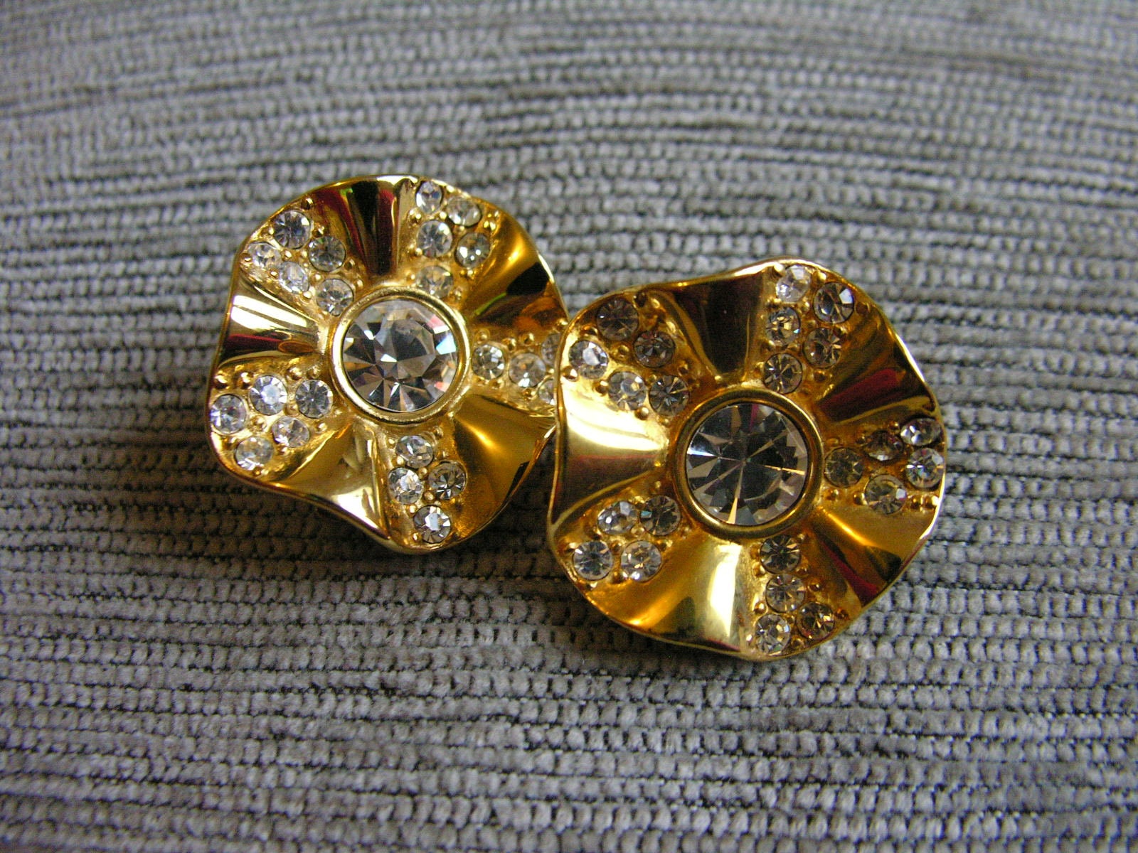 Vintage Givenchy Goldtone Earrings - Secondista