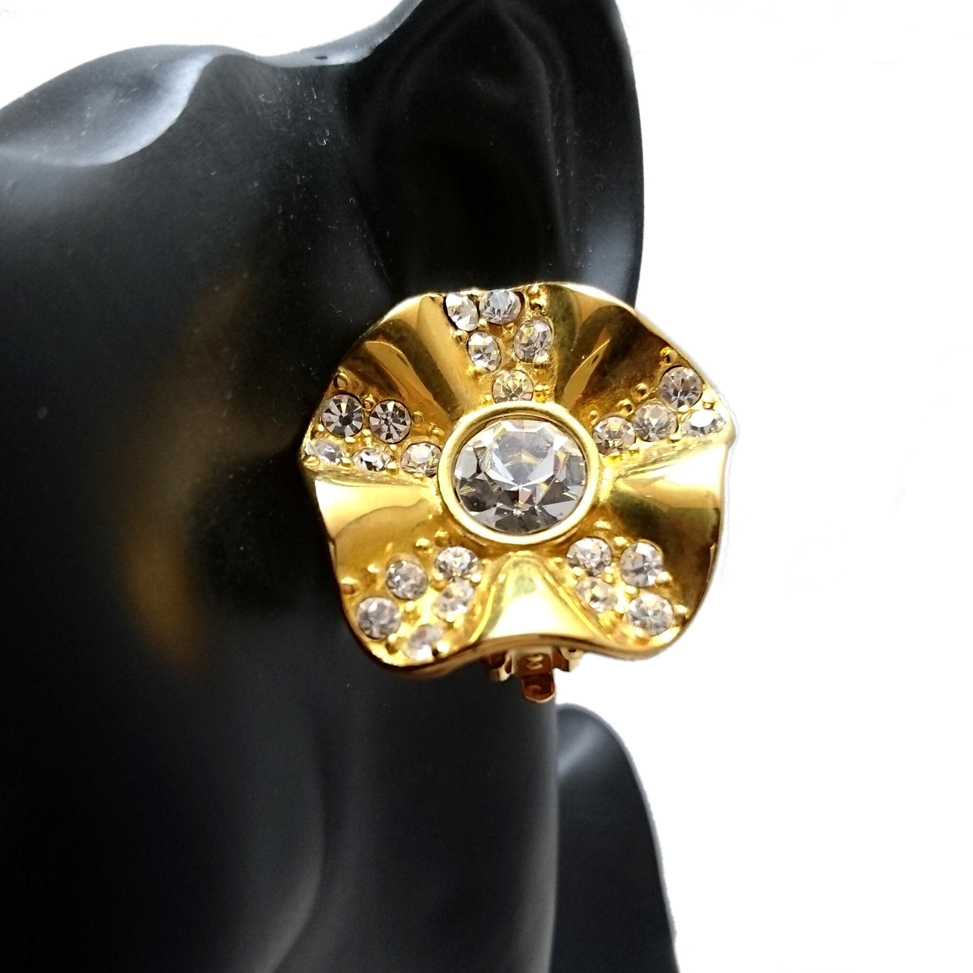 Vintage Givenchy Goldtone Earrings - Secondista