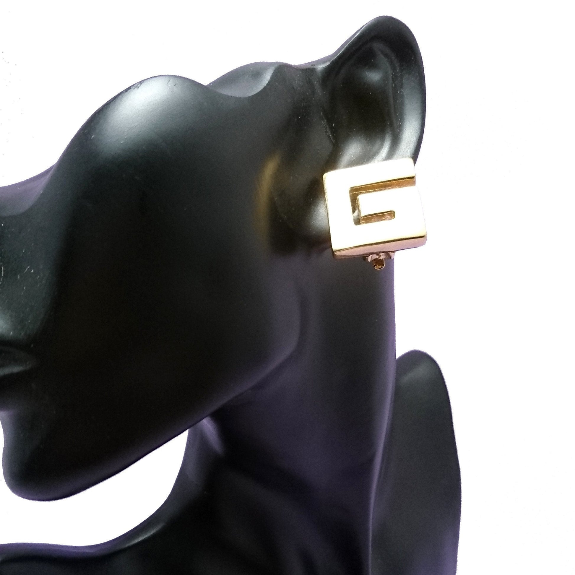 Vintage Givenchy Goldtone Earrings - Secondista