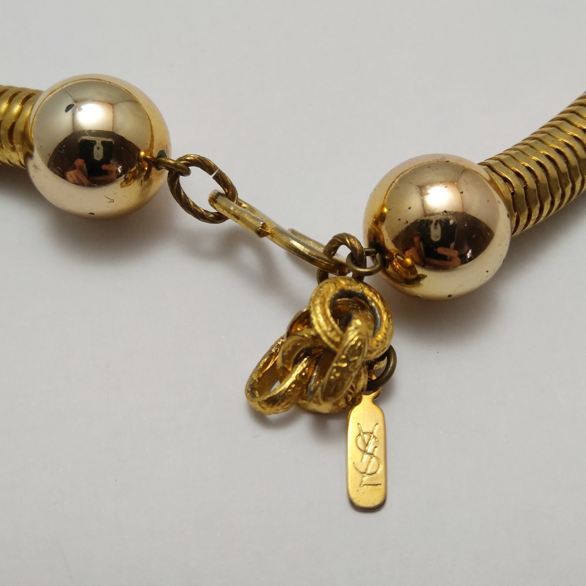 Vintage Yves Saint Laurent Gold Necklace - Secondista