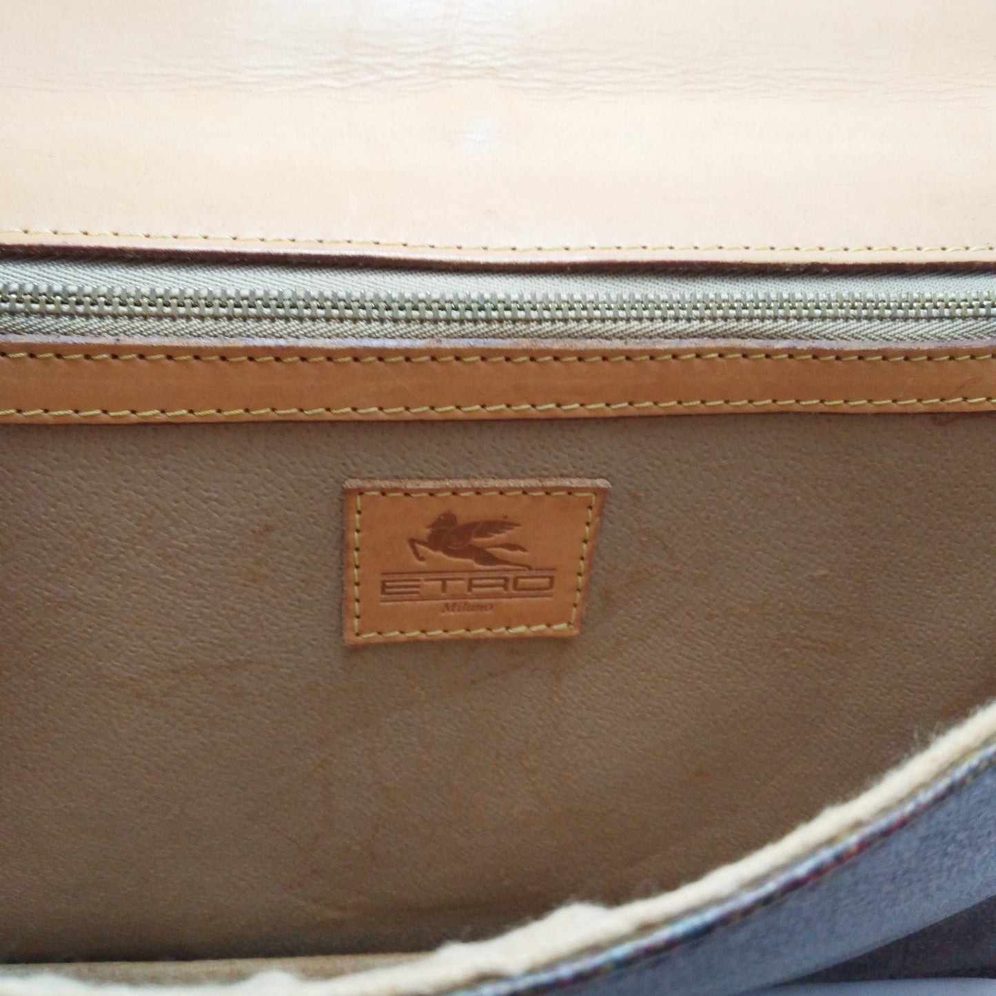 Vintage Etro paisley canvas Crossbody Bag - Secondista