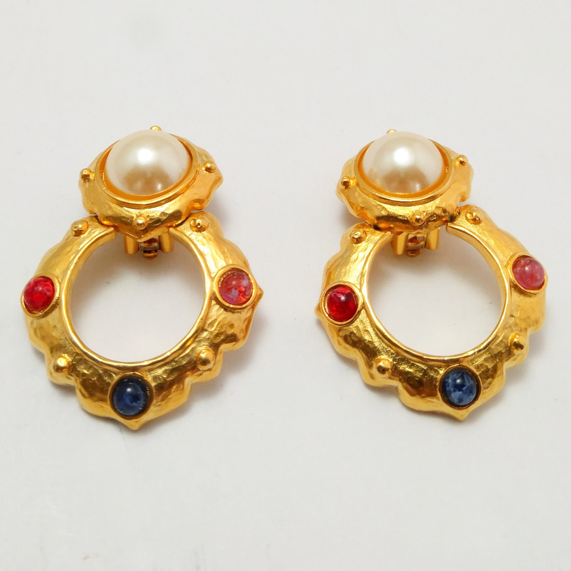 Vintage Oscar De La Renta runway Earrings - Secondista