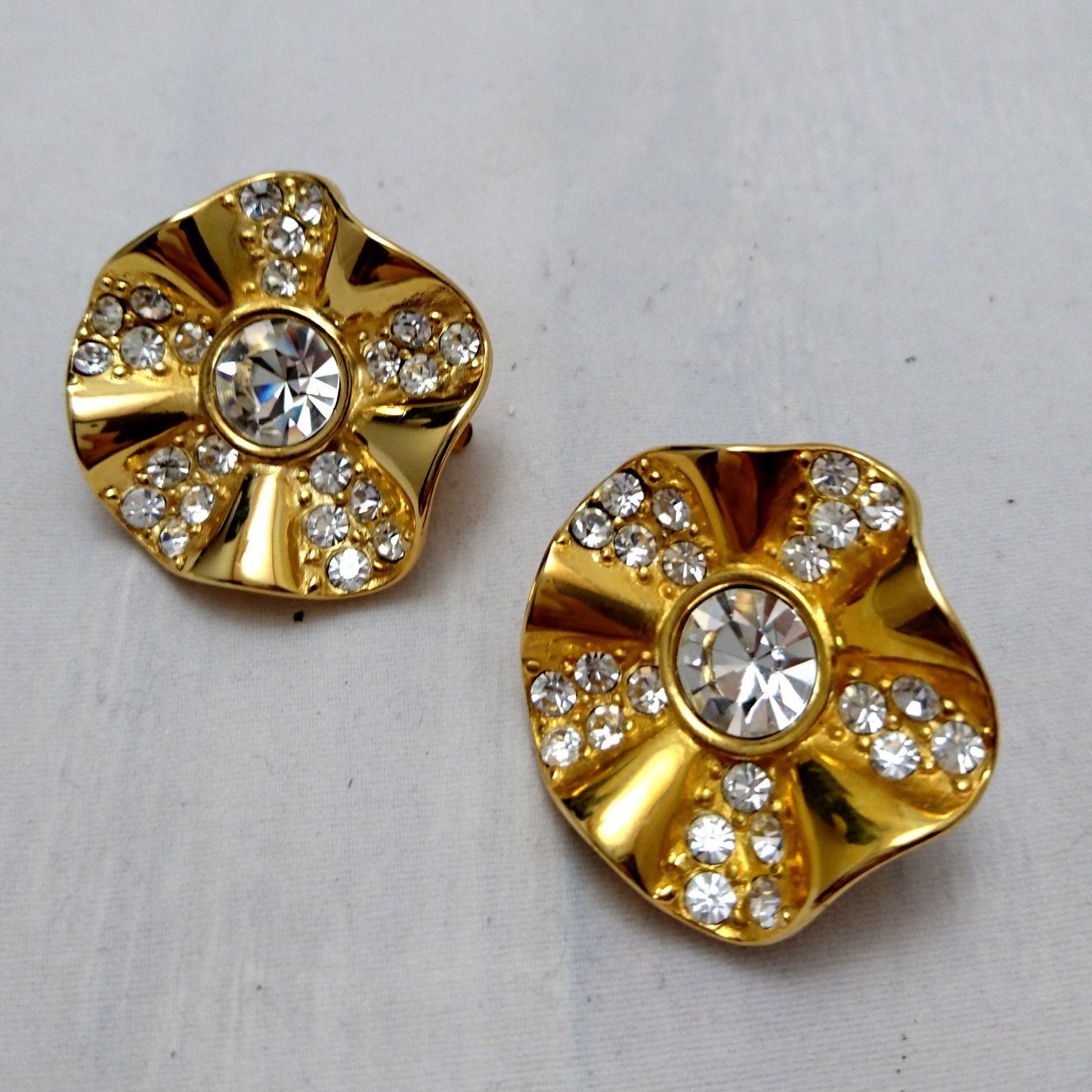 Vintage Givenchy Goldtone Earrings - Secondista