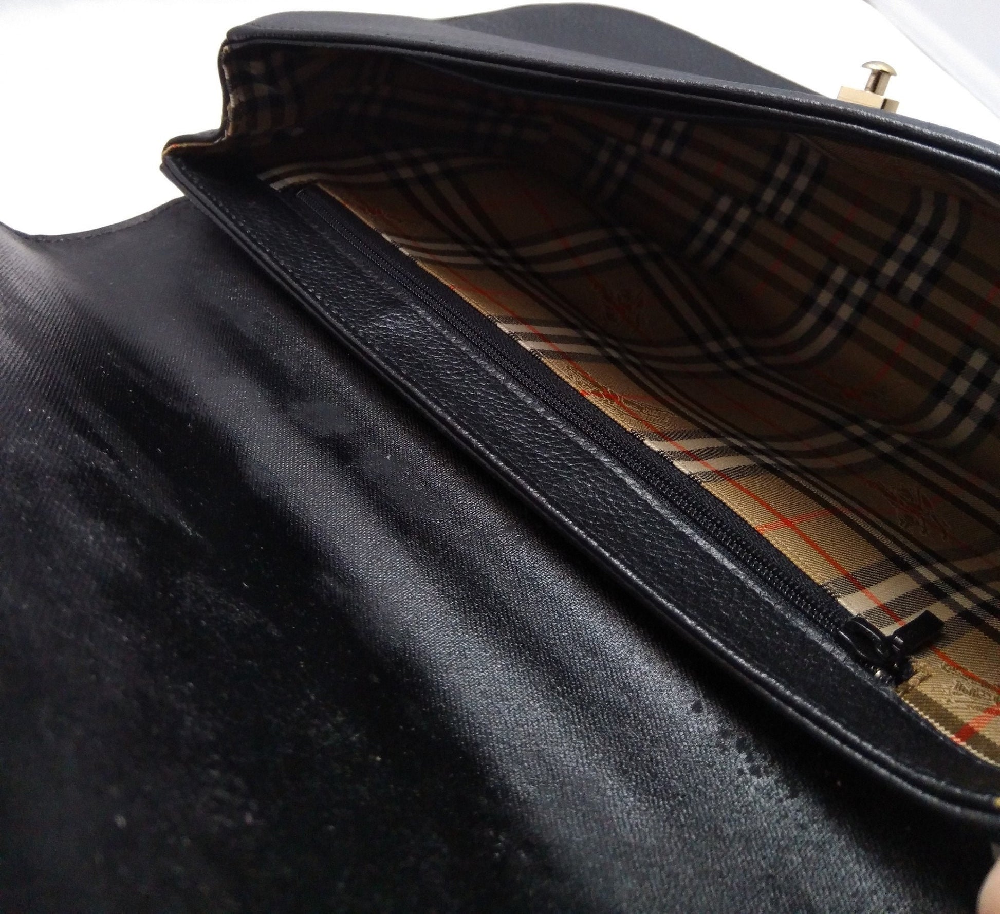 Vintage Burberrys black Top Handle Bag - Secondista