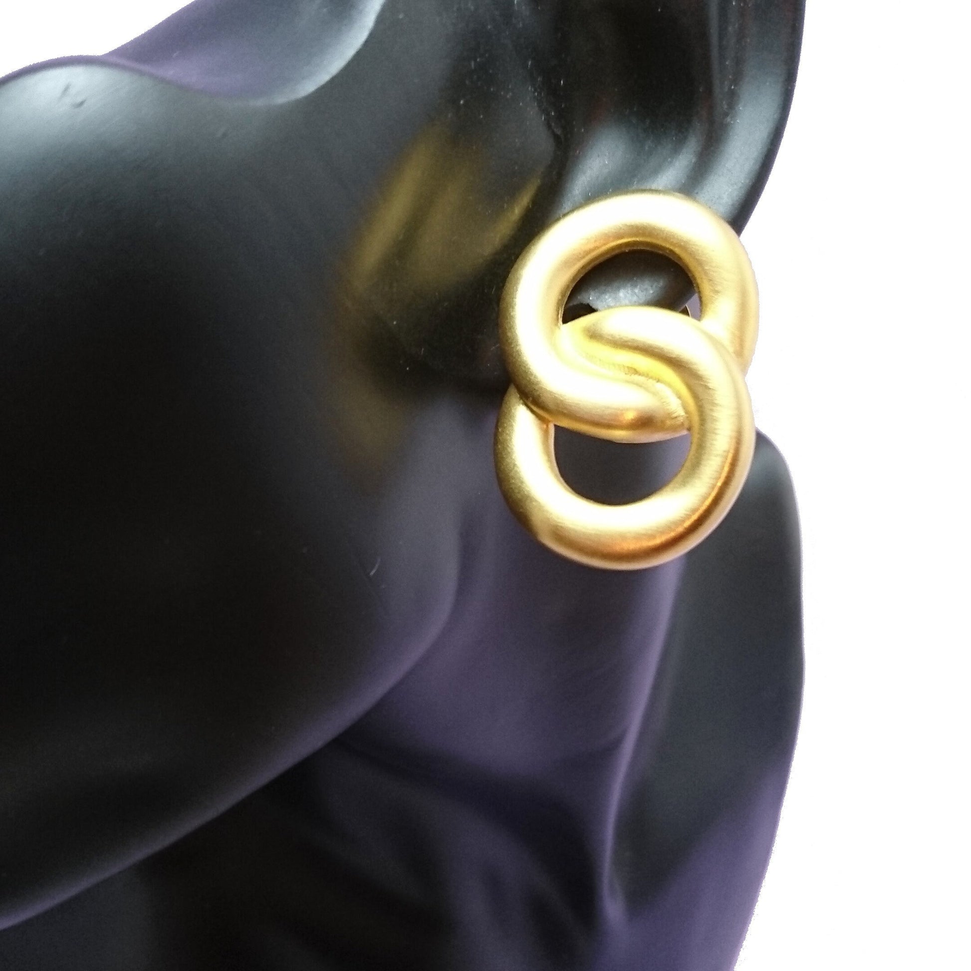 Vintage Givenchy Goldtone Earrings - Secondista