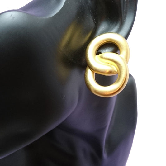 Vintage Givenchy Goldtone Earrings - Secondista