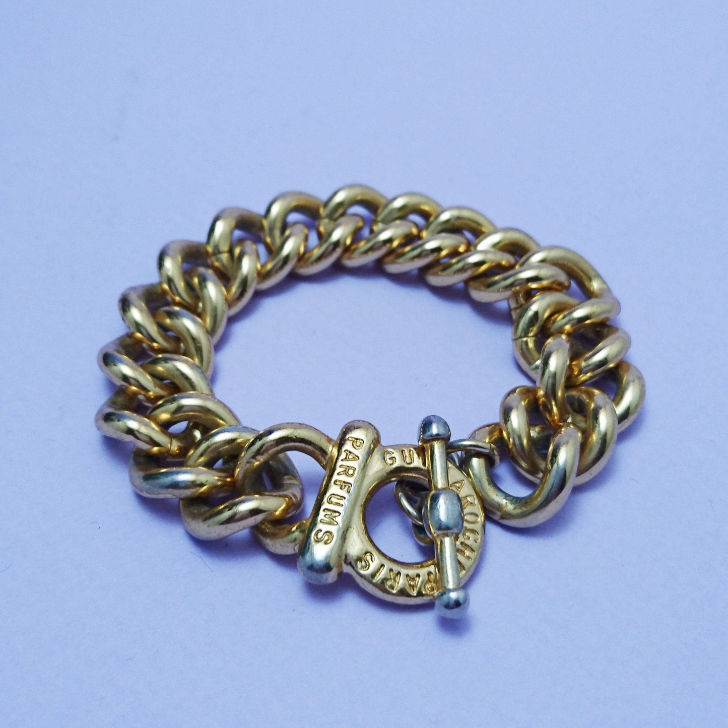 Vintage Guy Laroche Goldtone Chain Bracelet - Secondista