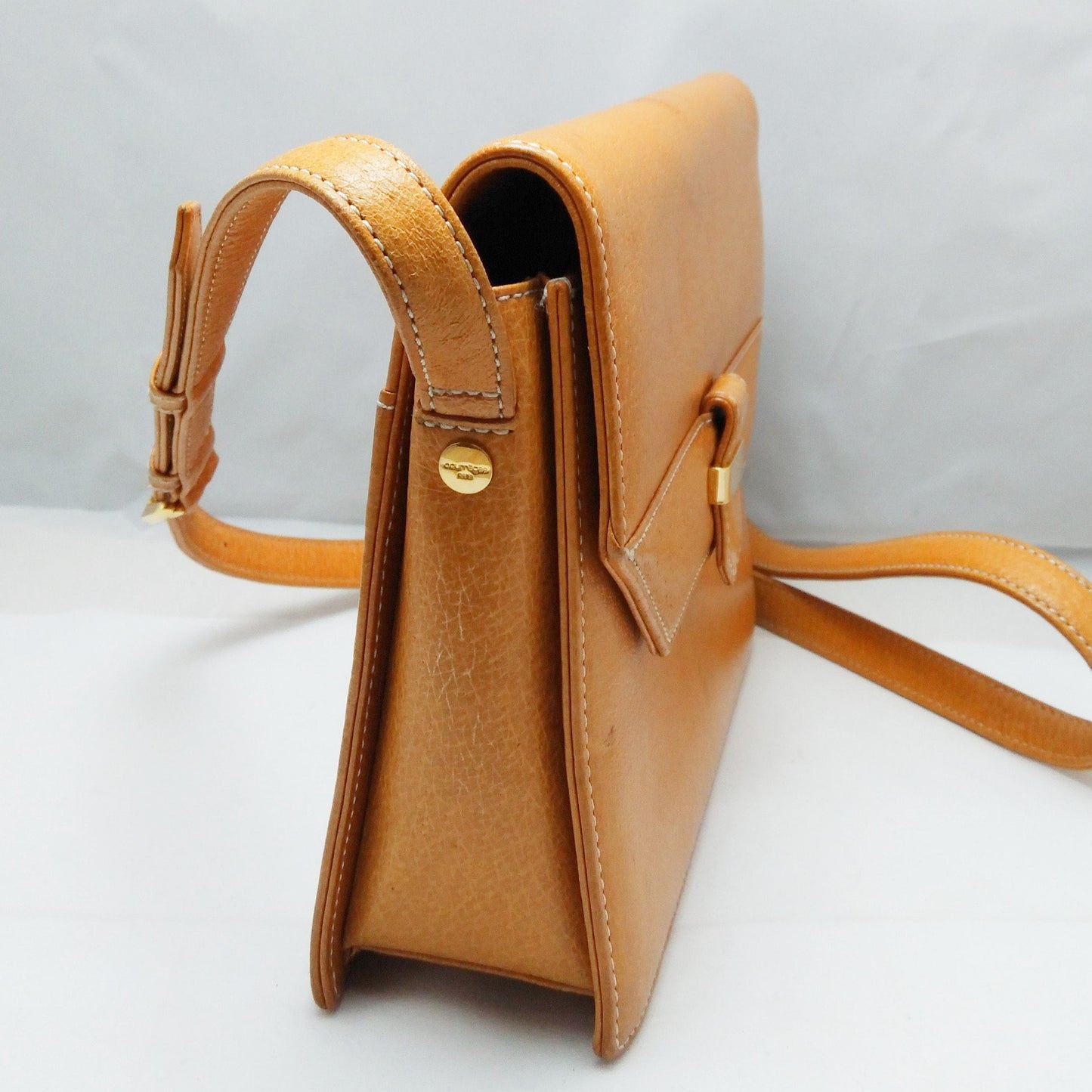 Vintage Courreges camel Crossbody Bag - Secondista