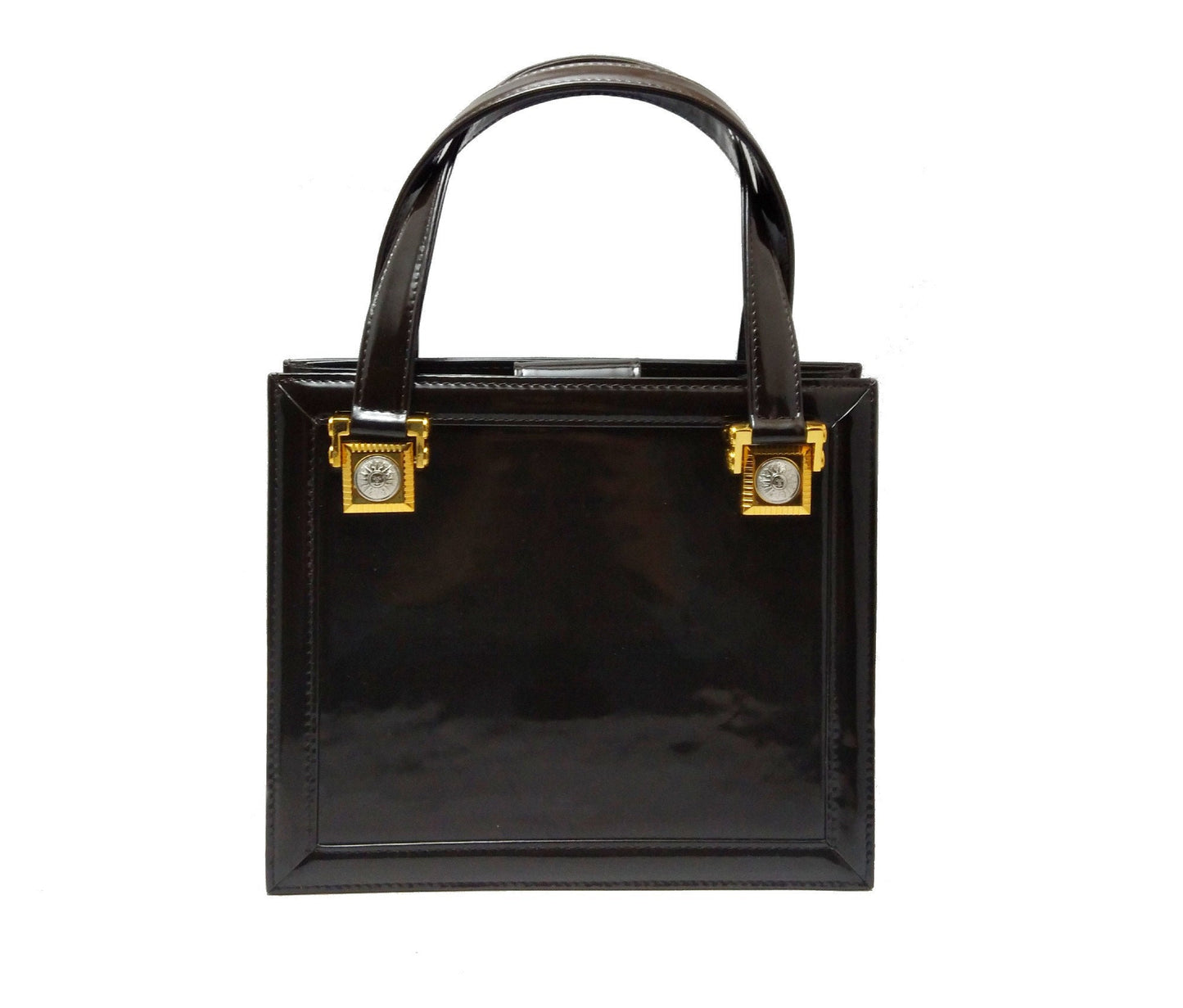 Vintage Versace brown patent handBag - Secondista