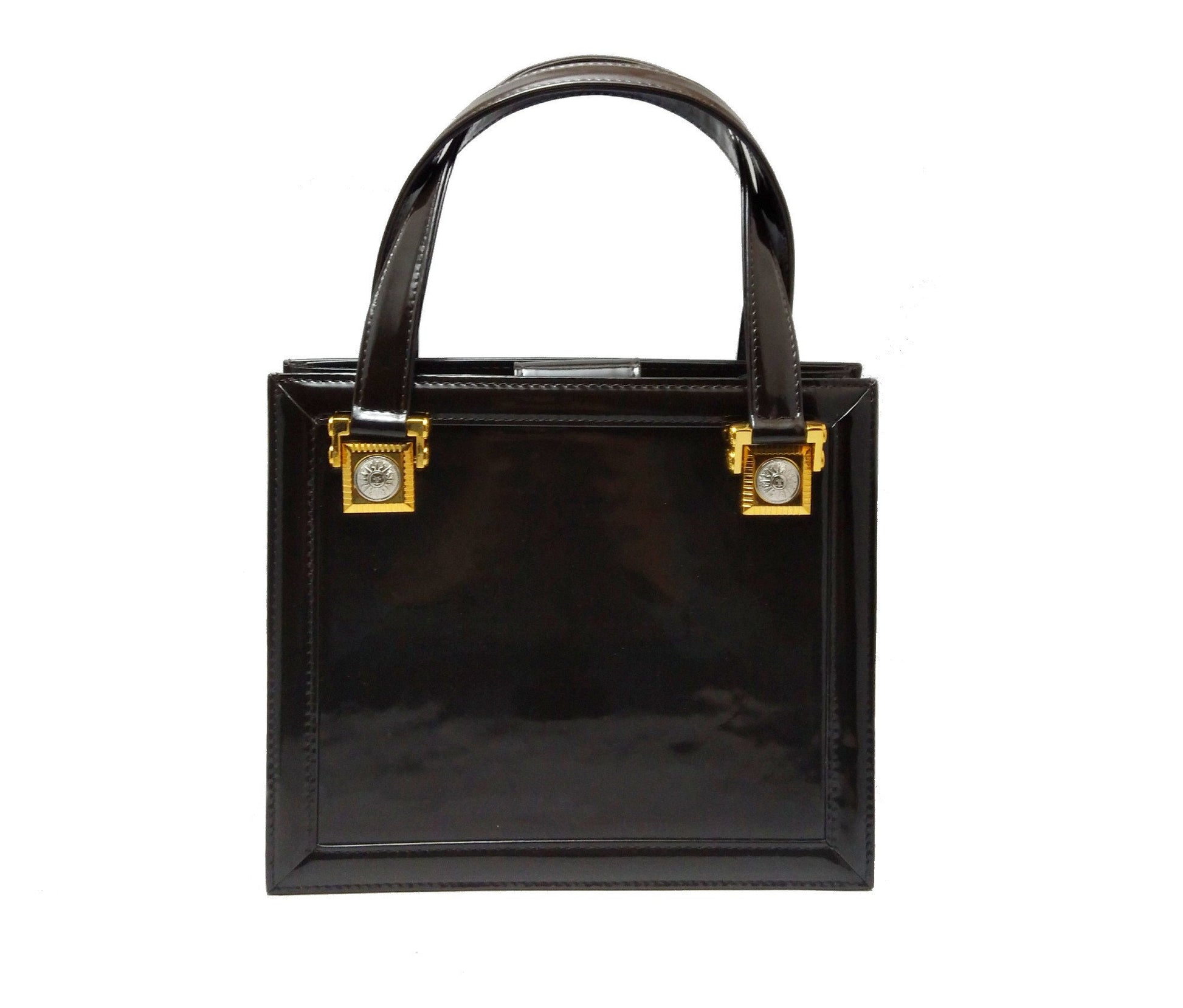 Vintage Versace brown patent handBag - Secondista