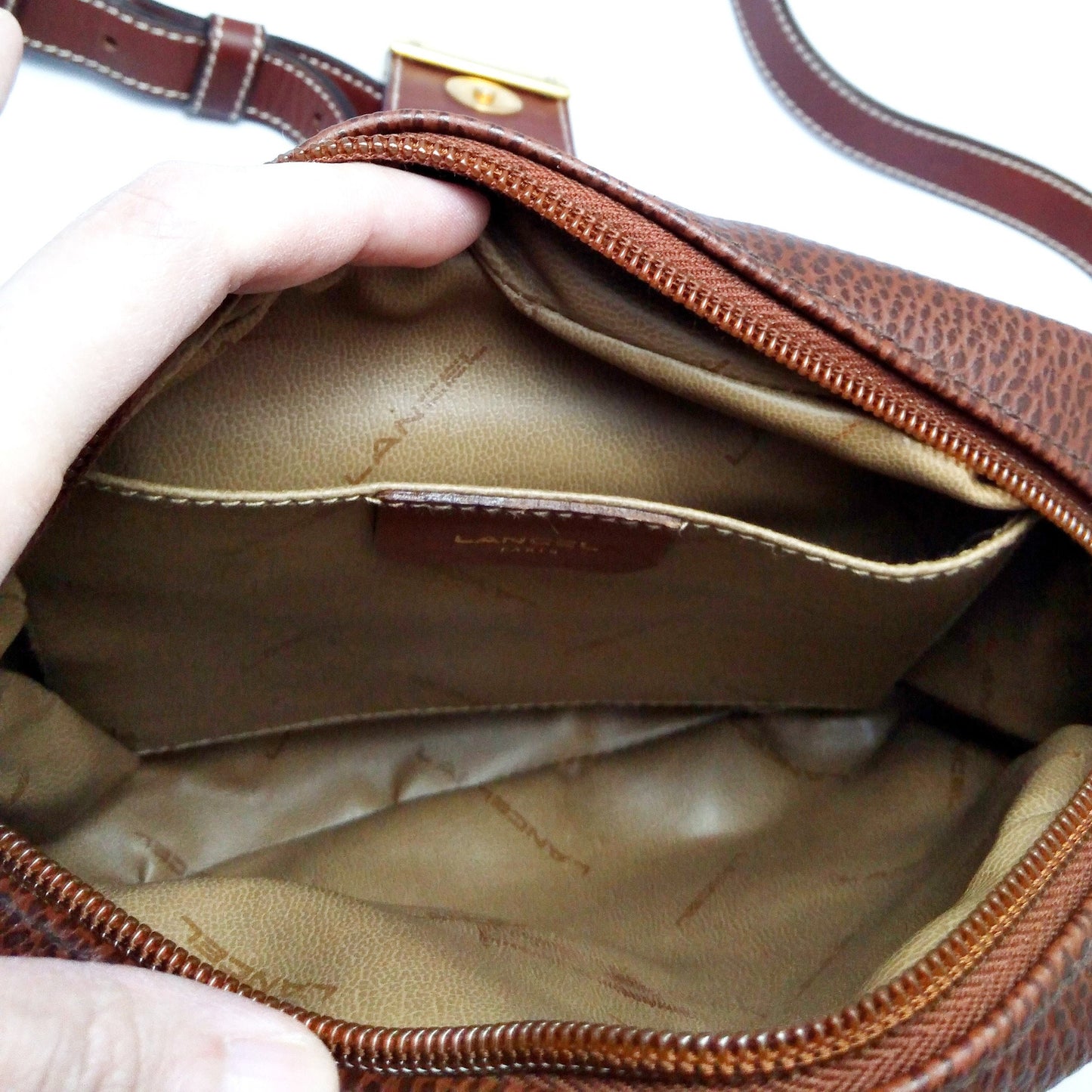 Vintage Lancel brown Crossbody Bag - Secondista