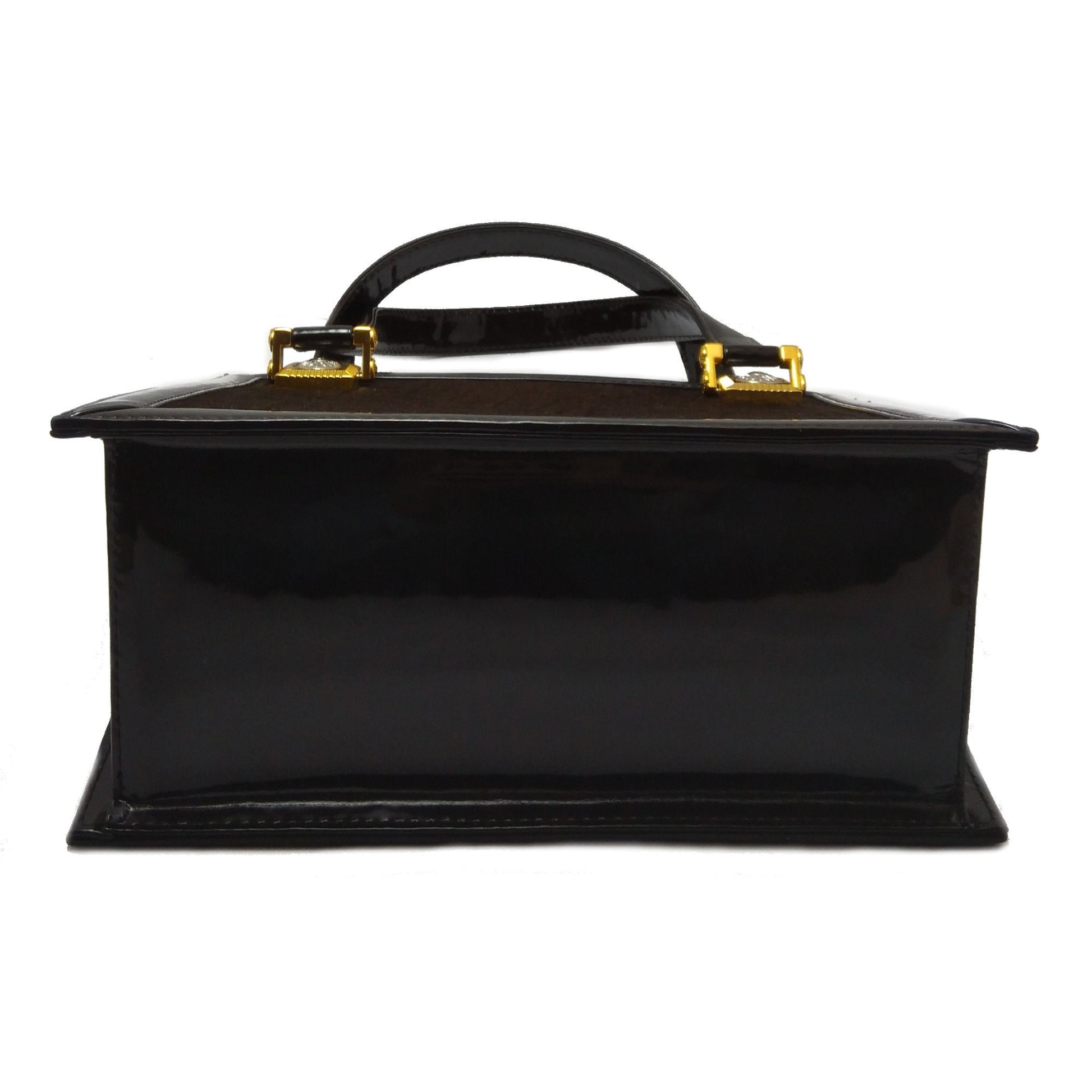 Vintage Versace brown patent handBag - Secondista
