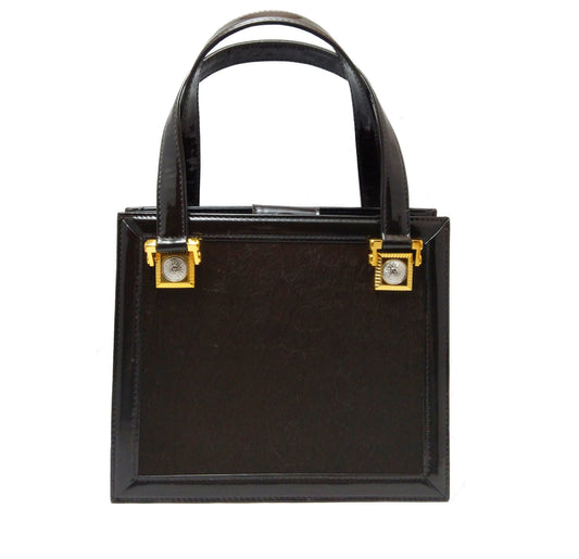 Vintage Versace brown patent handBag - Secondista