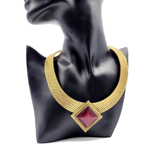 Vintage Jean Louis Scherrer chunky Choker - Secondista