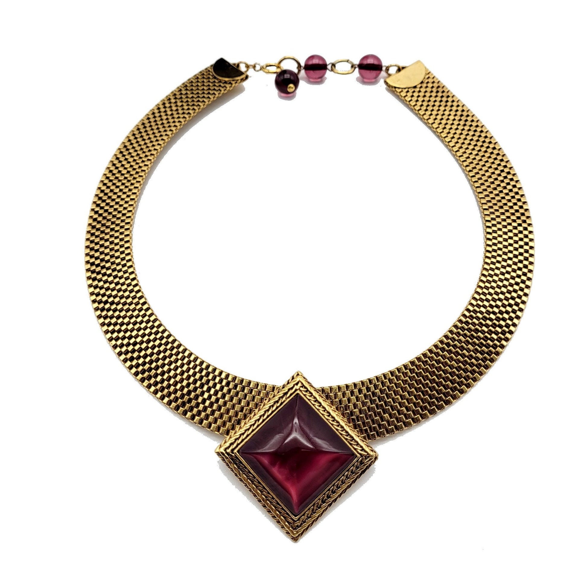Vintage Jean Louis Scherrer chunky Choker - Secondista