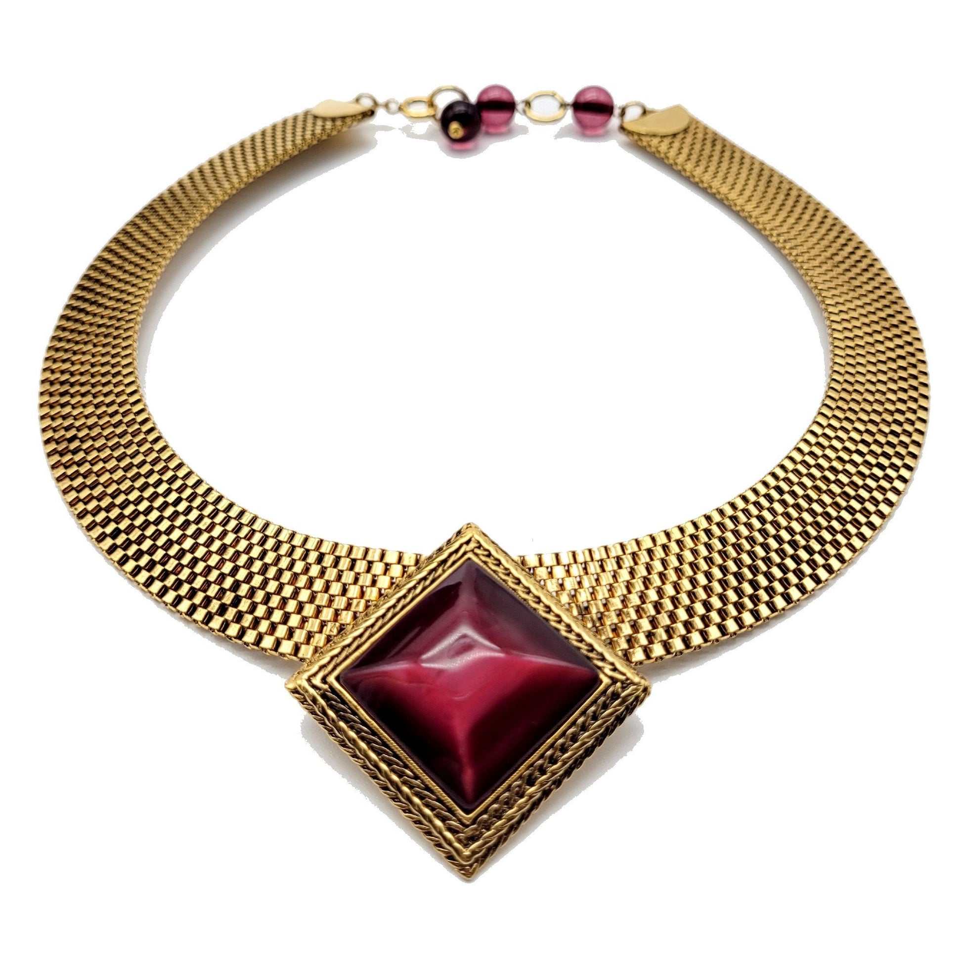 Vintage Jean Louis Scherrer chunky Choker - Secondista