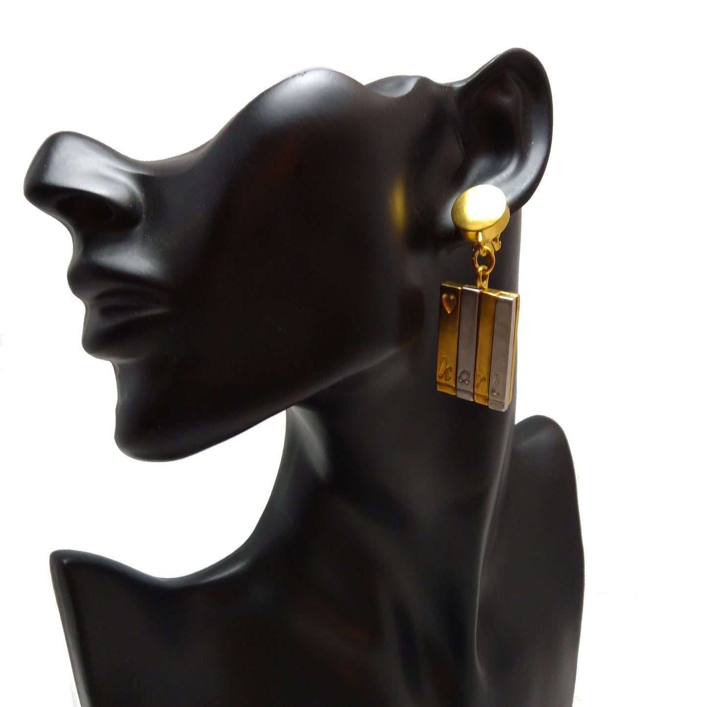 Vintage Karl Lagerfeld dangling Earrings - Secondista