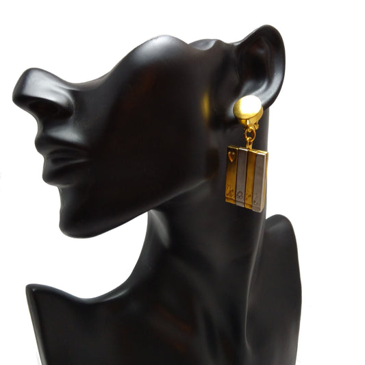Vintage Karl Lagerfeld dangling Earrings - Secondista