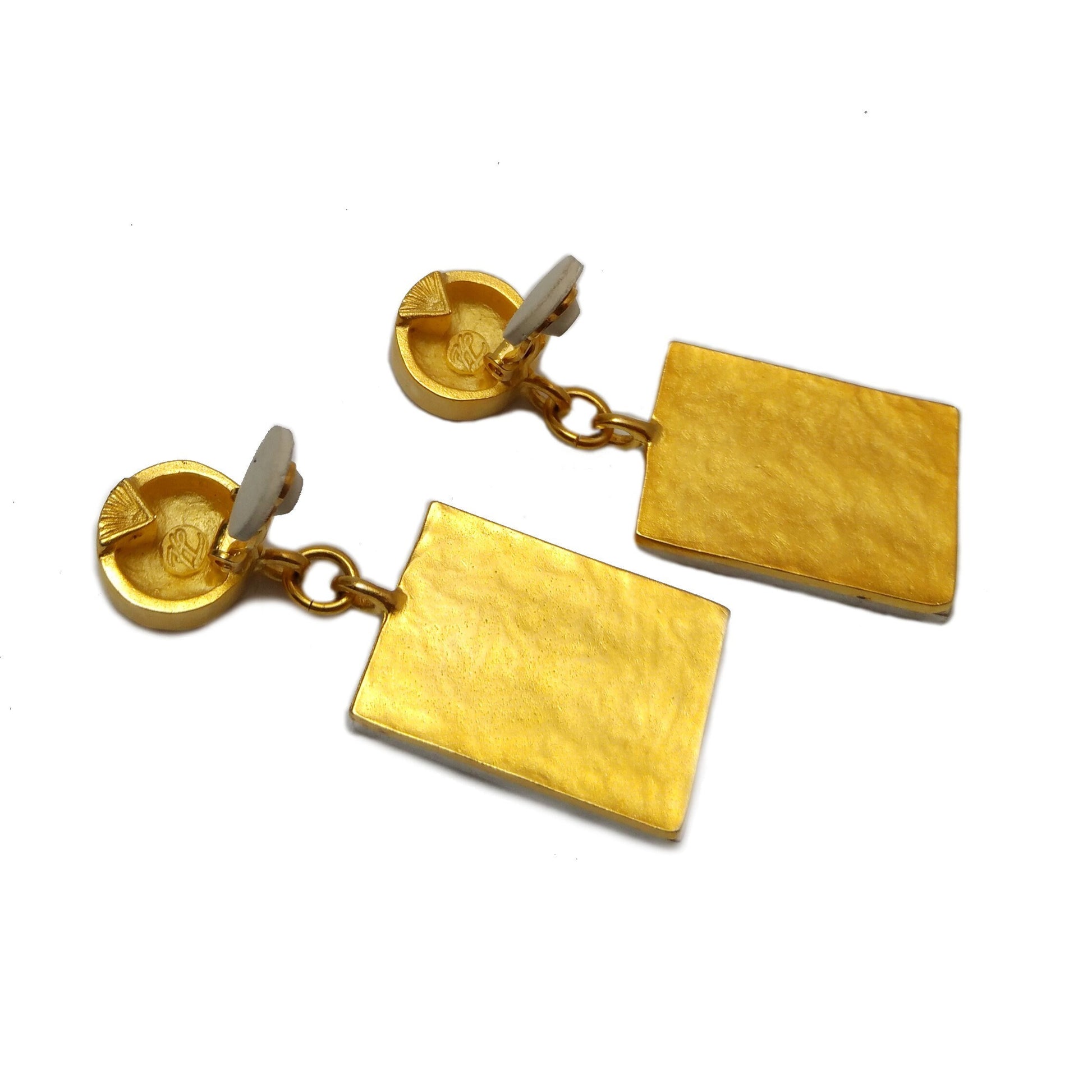 Vintage Karl Lagerfeld dangling Earrings - Secondista