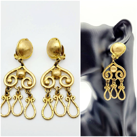 Vintage Édouard Rambaud dangle Earrings - Secondista