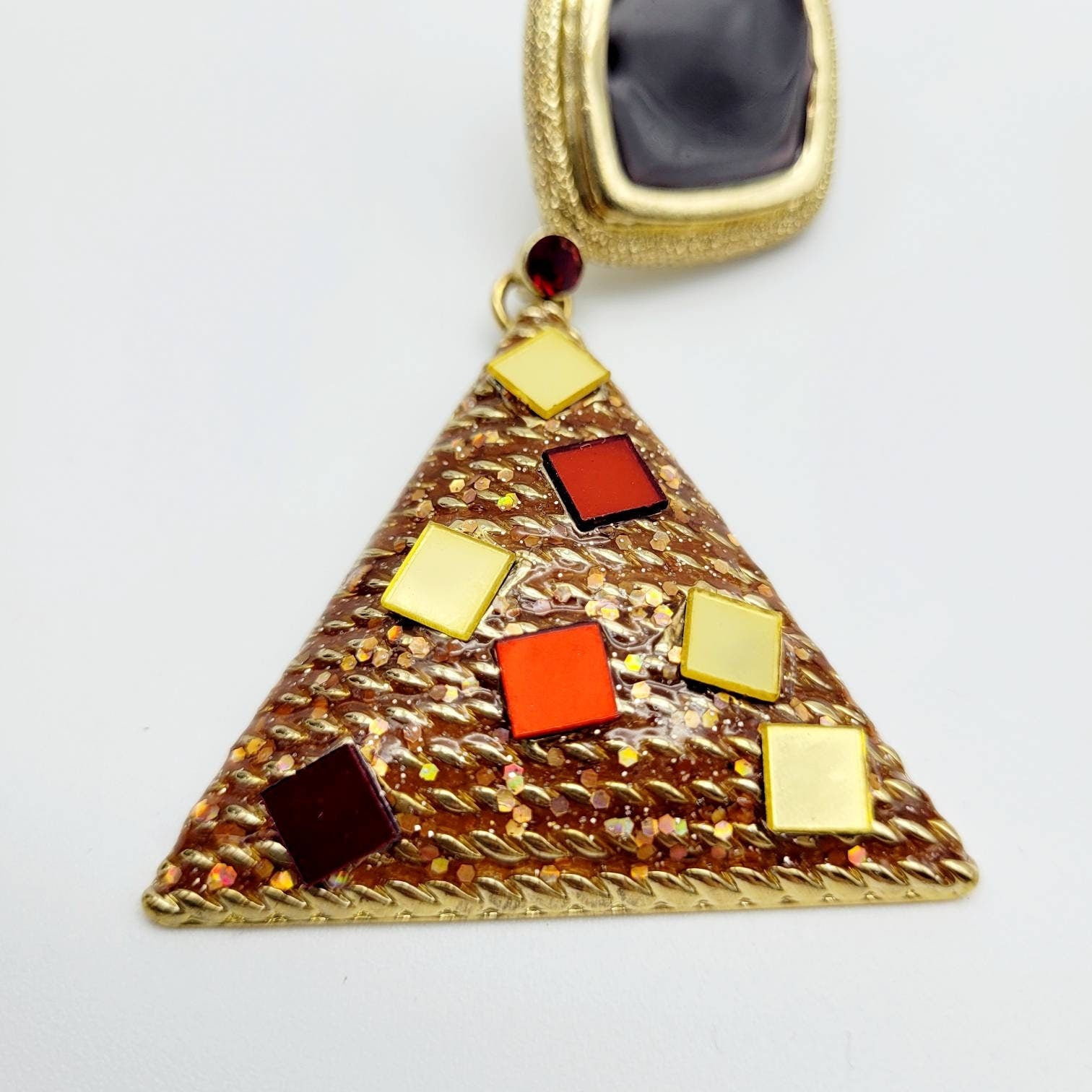 Vintage Unsigned French dangle Earrings - Secondista