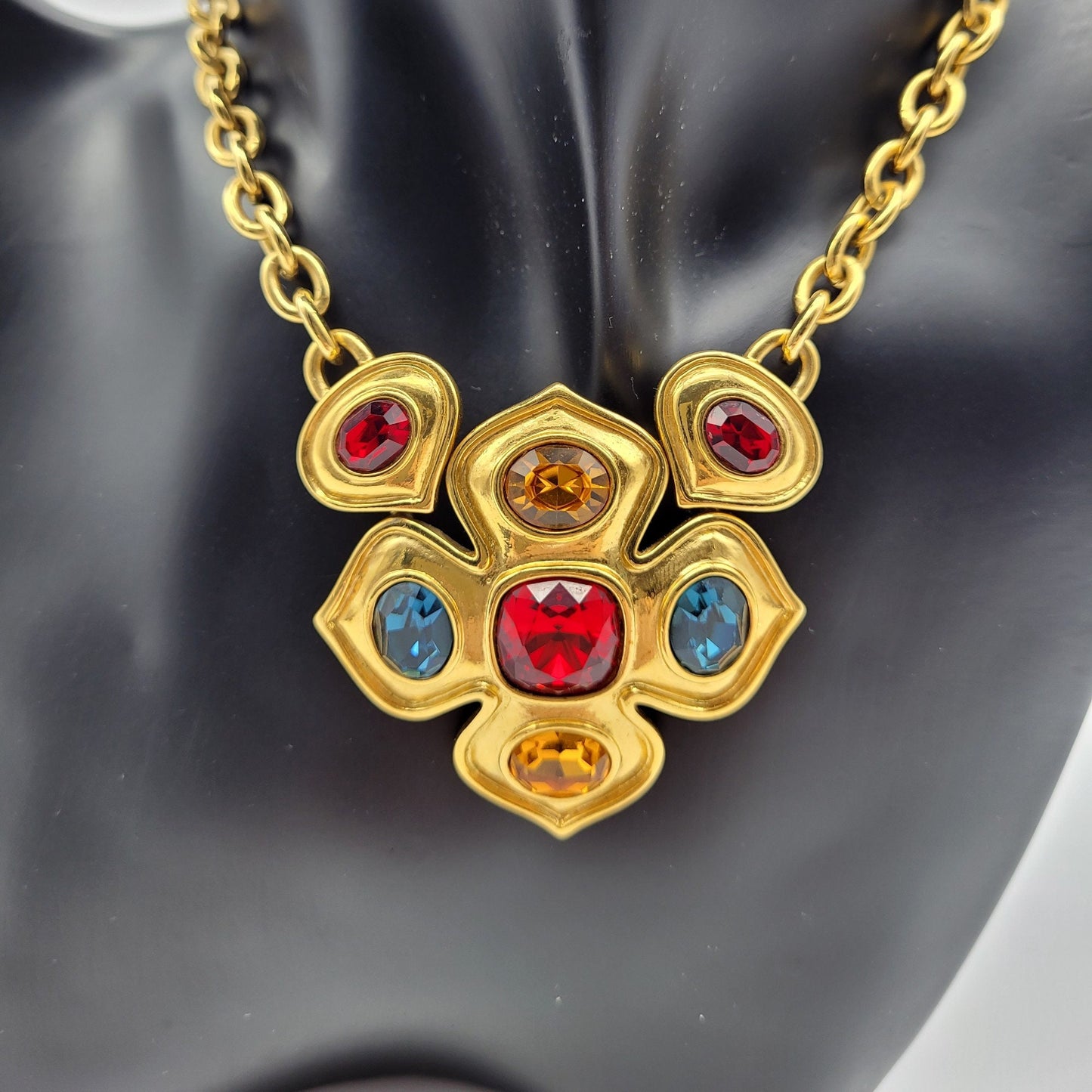 Vintage Napier crystal stone Necklace