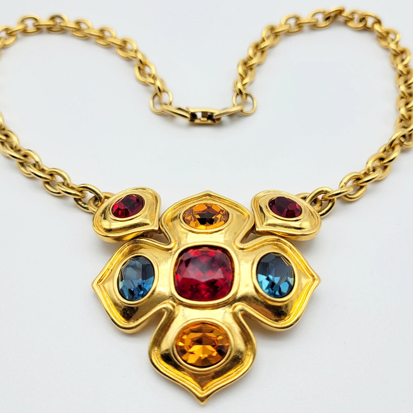 Vintage Napier crystal stone Necklace