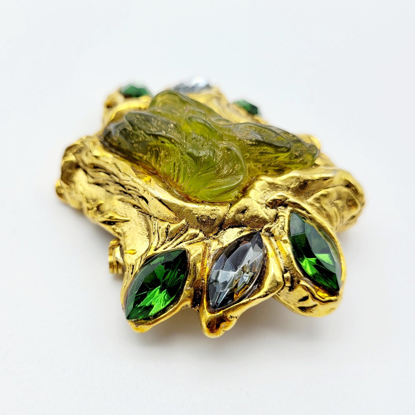 Broche vintage Kalinger en résine