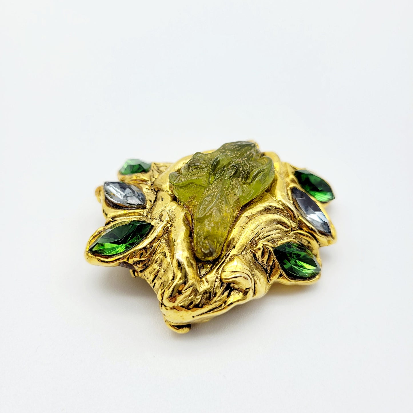Broche vintage Kalinger en résine