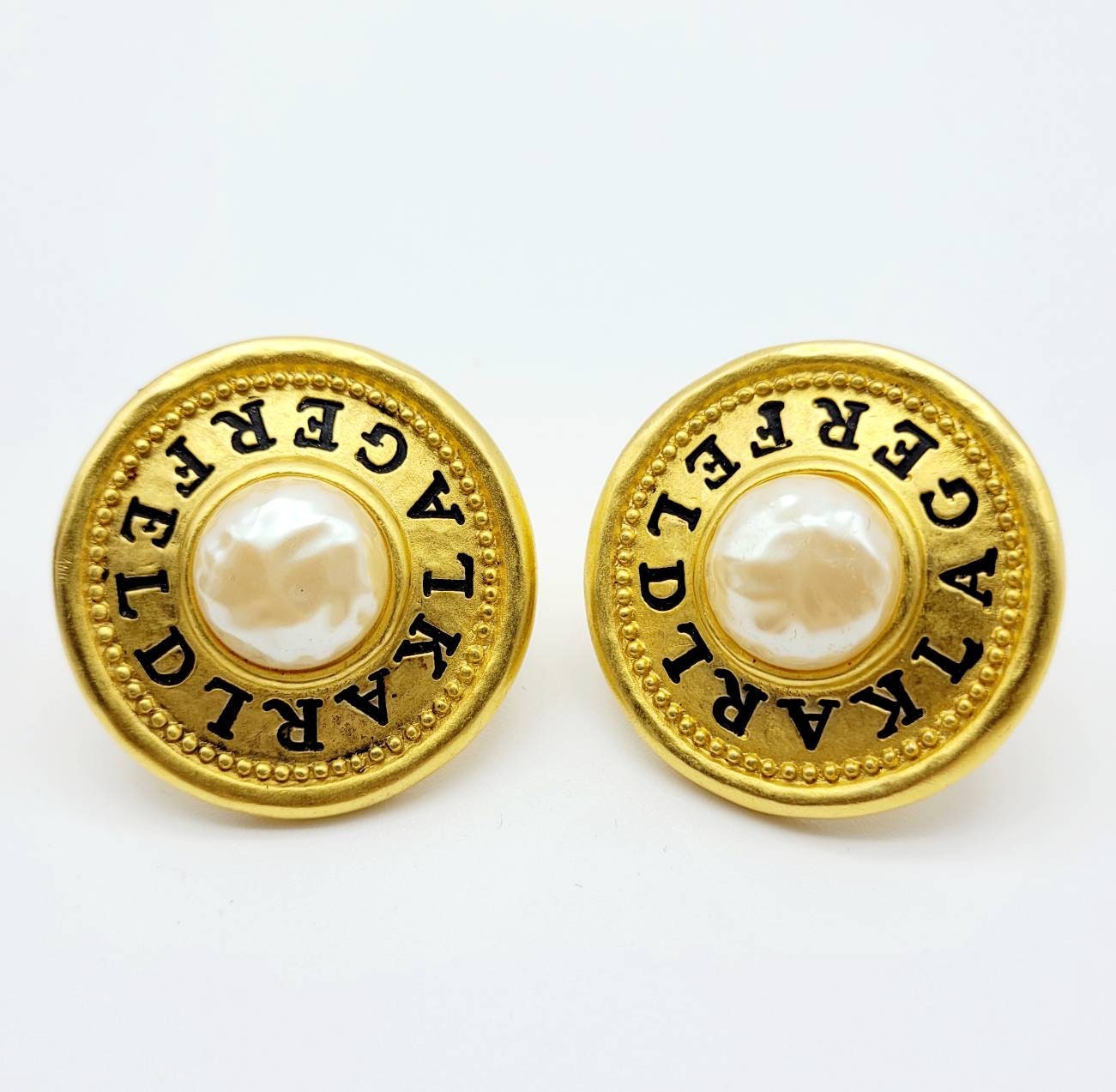Vintage Karl Lagerfeld Earrings - Secondista
