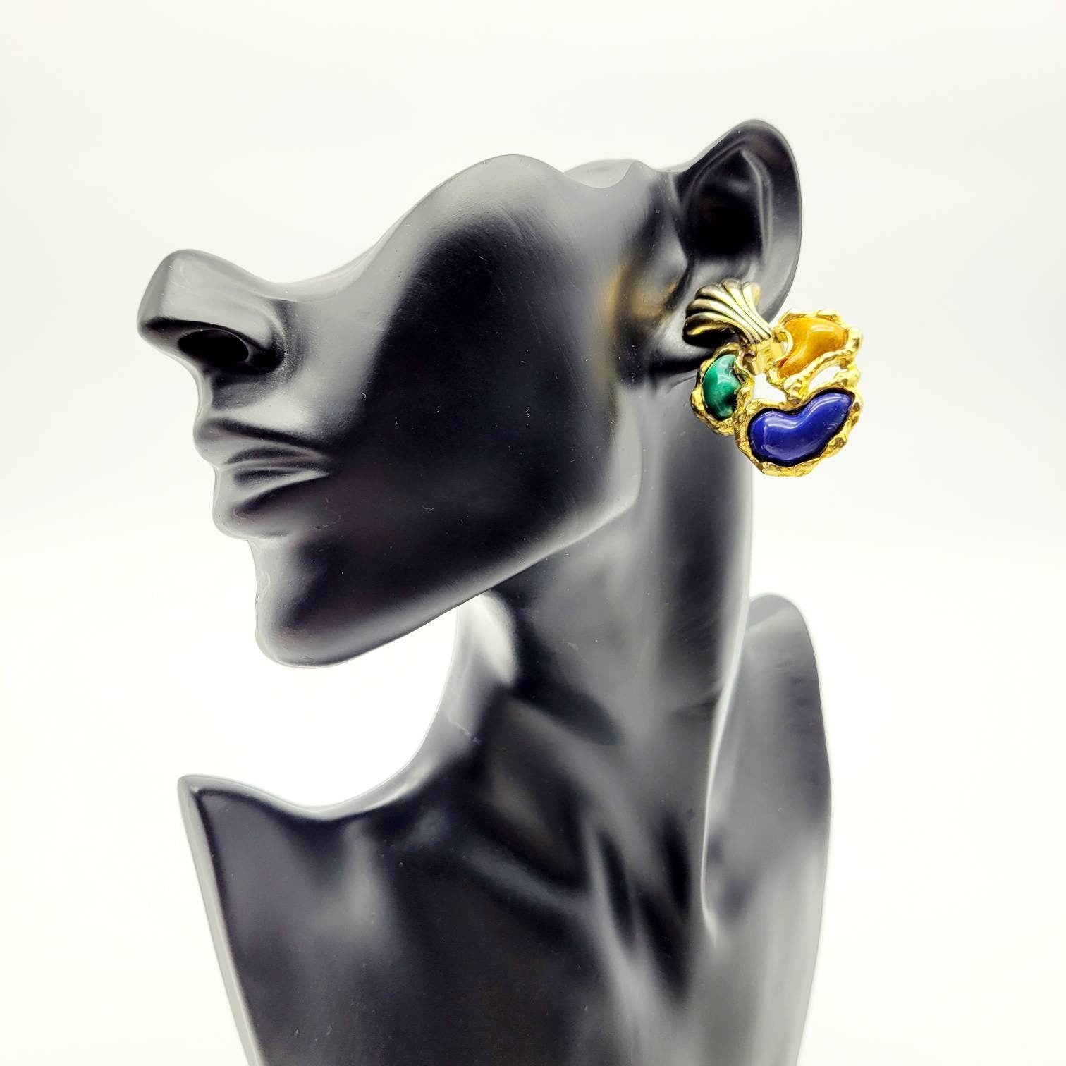 Vintage Unsigned French Earrings - Secondista