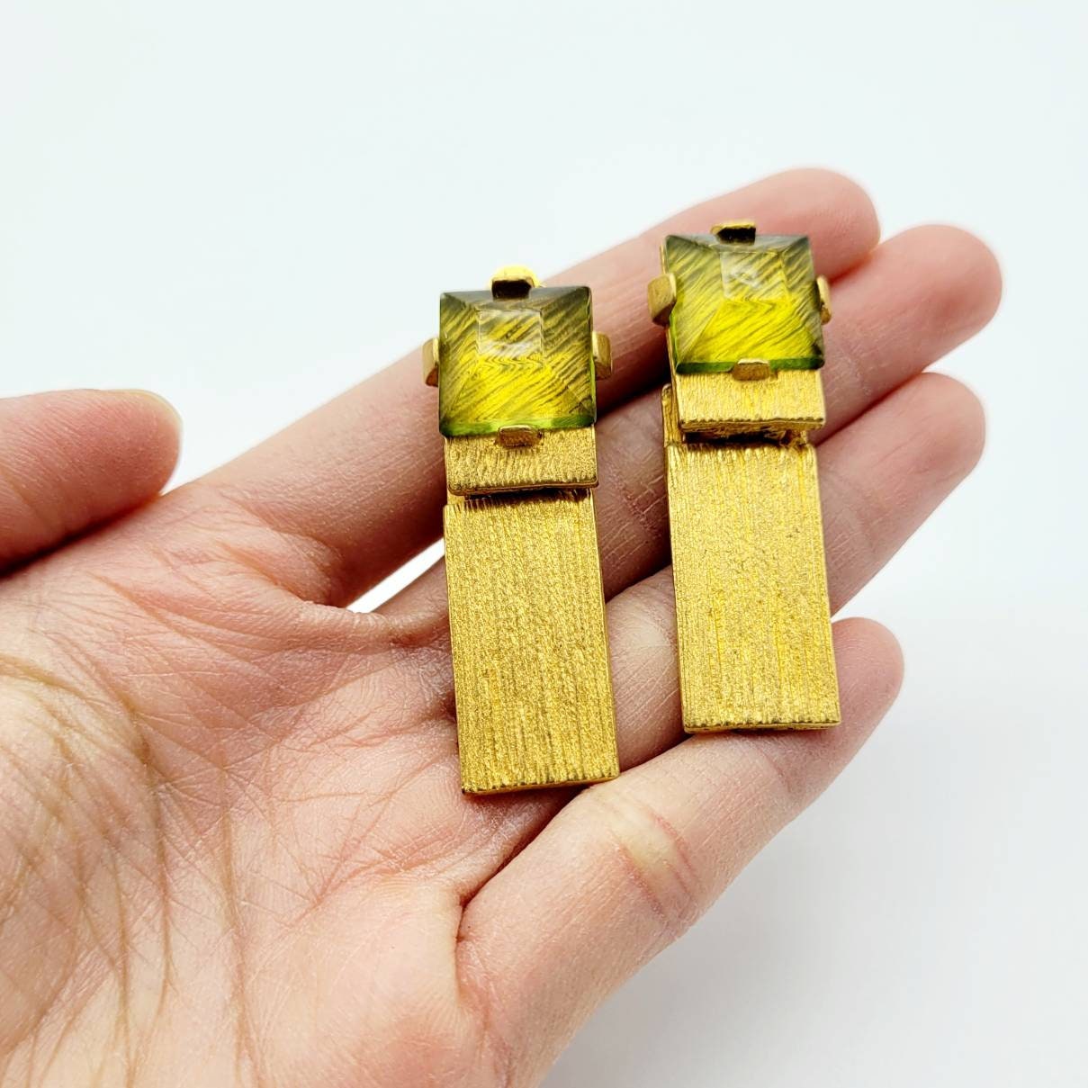 Vintage French metal Earrings - Secondista